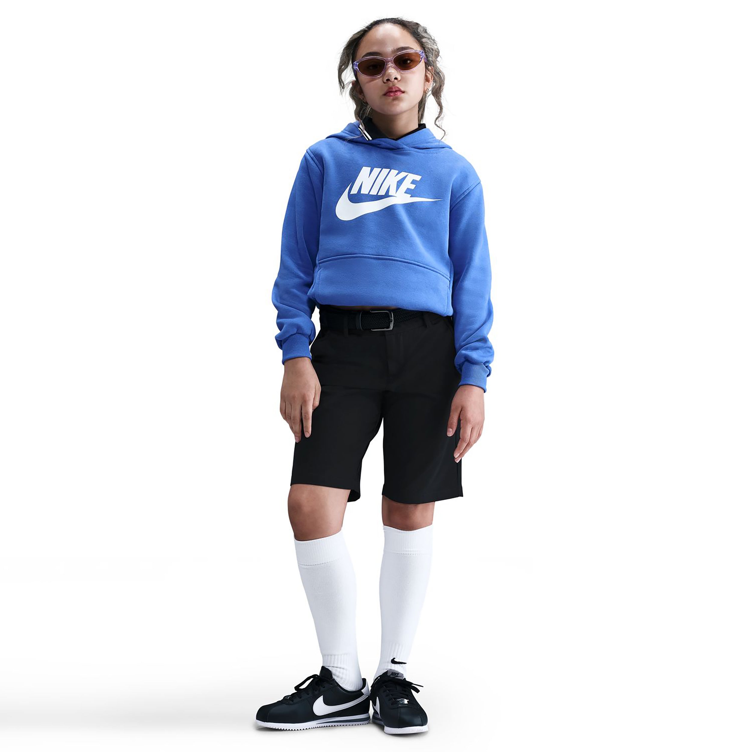 Nike Club Fleece Hoody Kinder - Blau