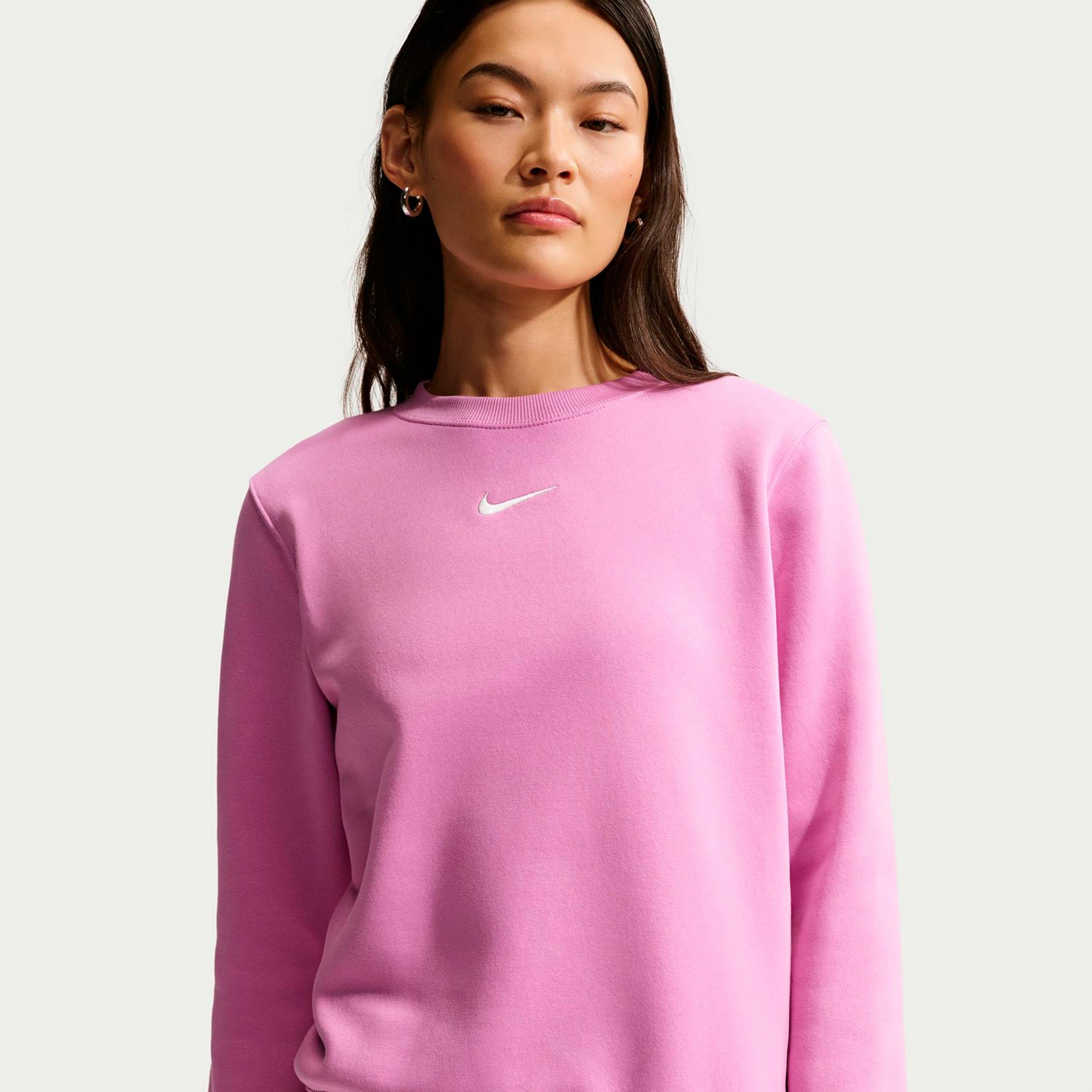 Nike Phoenix Fleece Crew Sweatshirt Damen - Flieder