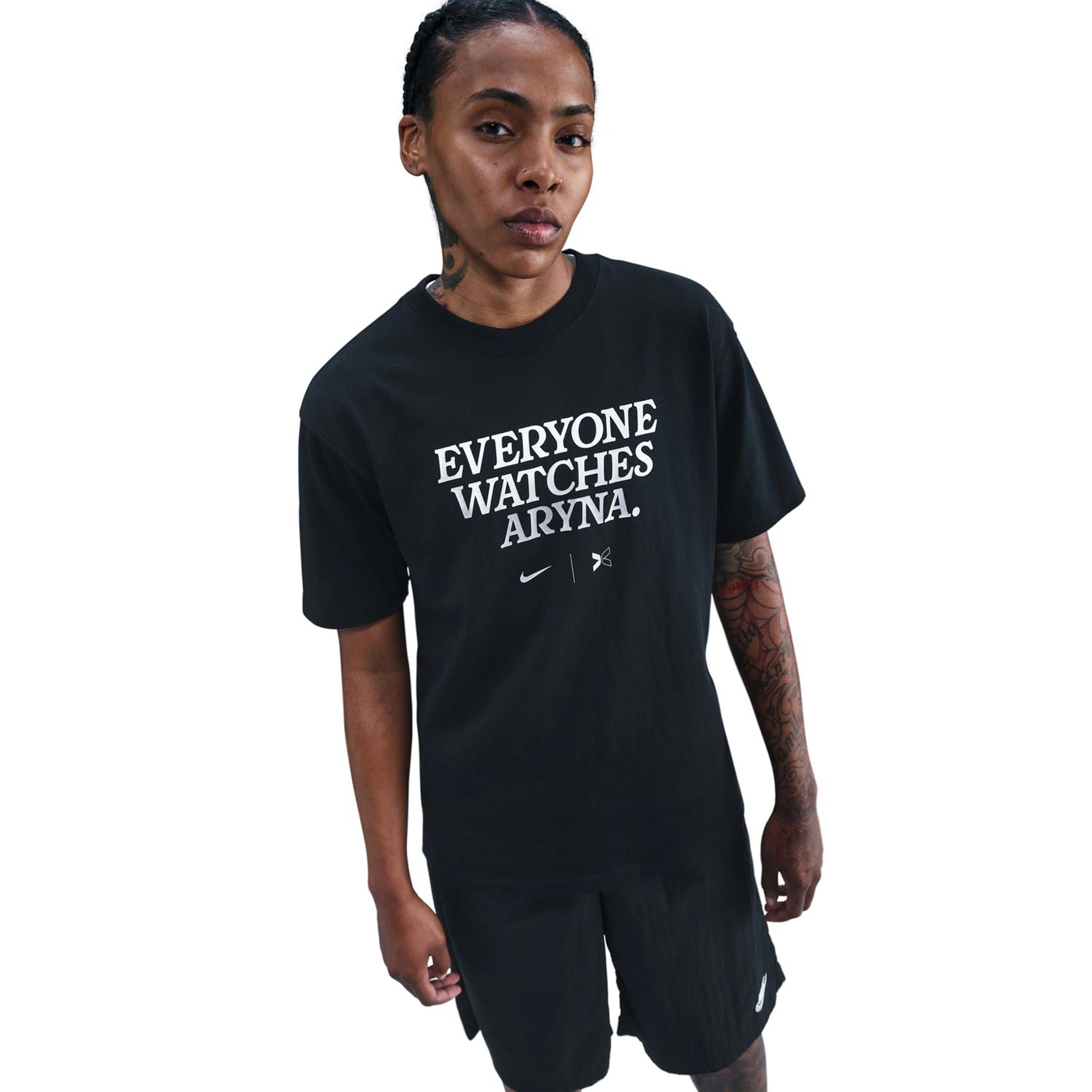 Nike Everyone Watches Women's Sport Aryna Sabalenka T - Shirt Damen Schwarz