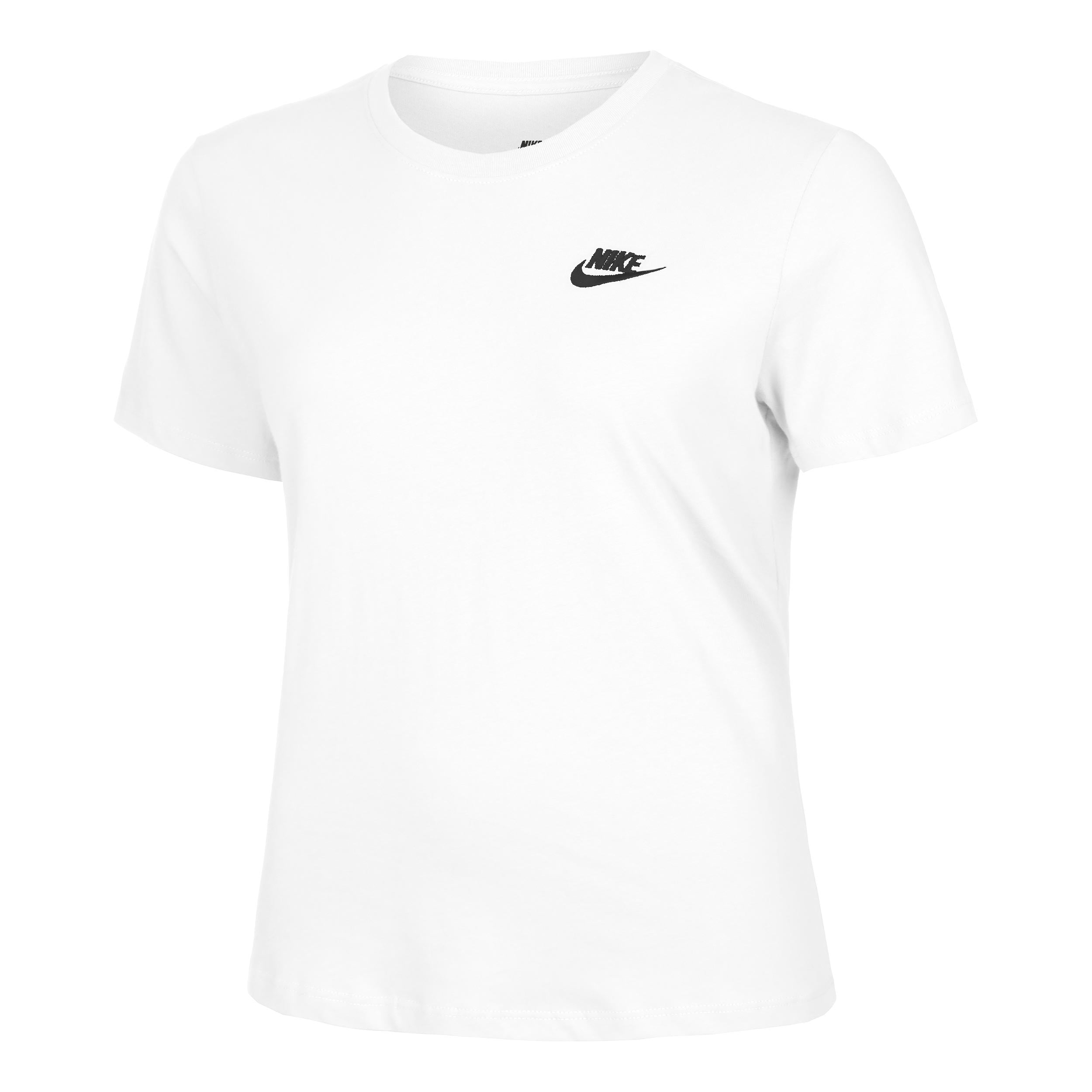 Nike New Sportswear Club T - Shirt Damen Weiß
