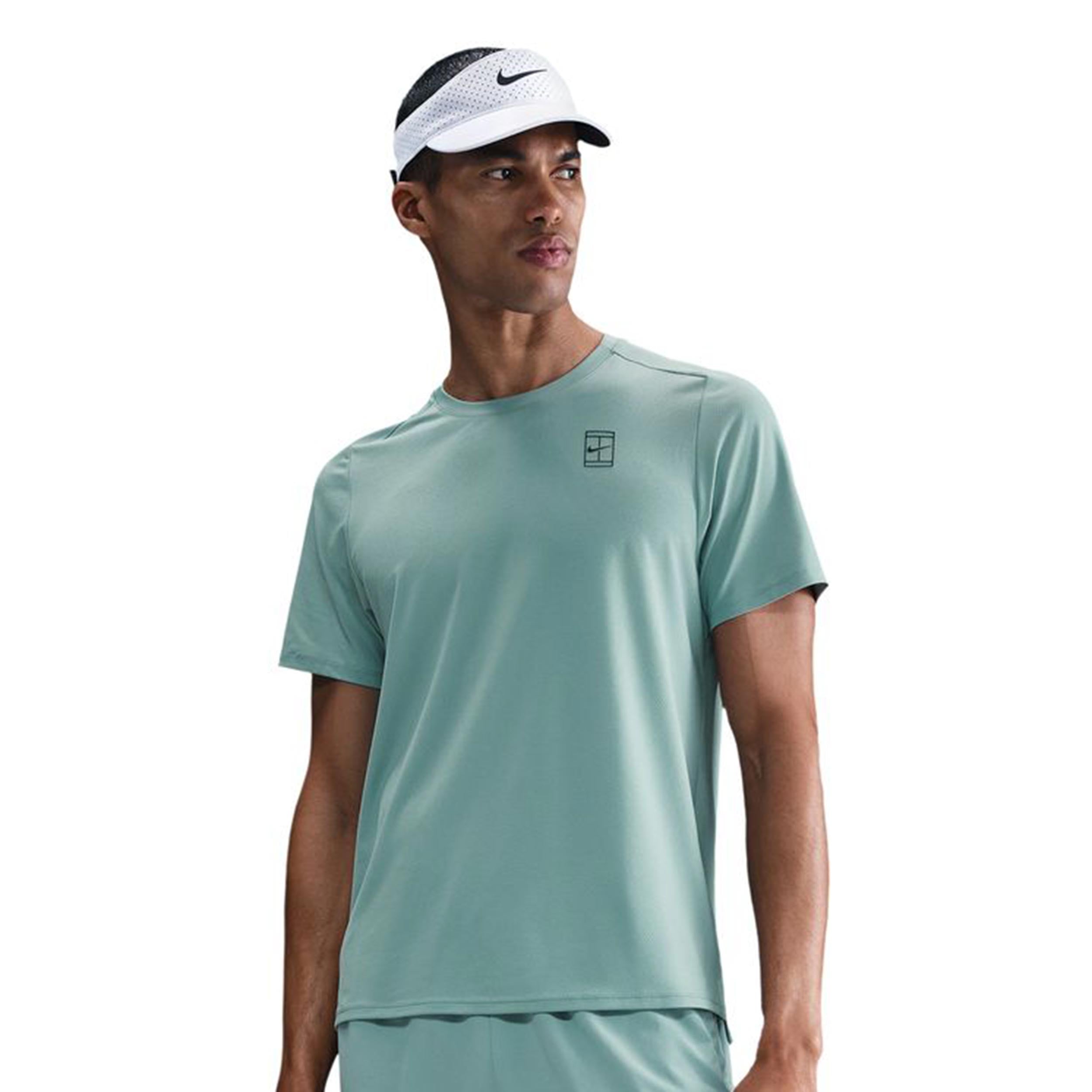Nike Court Dri - Fit Advantage T Shirt Herren Salbei