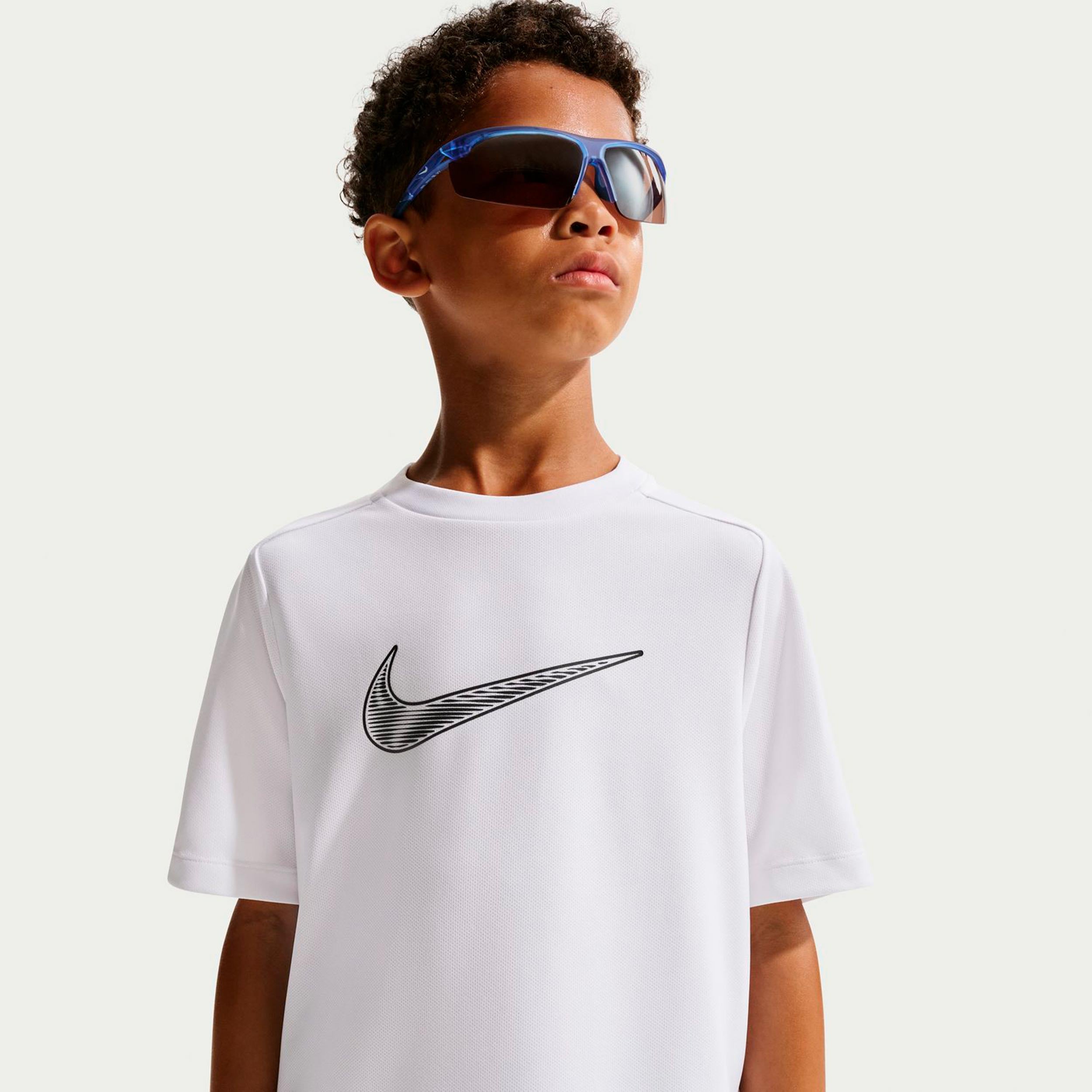 Nike Dri - Fit Multi T Shirt Jungen Weiß