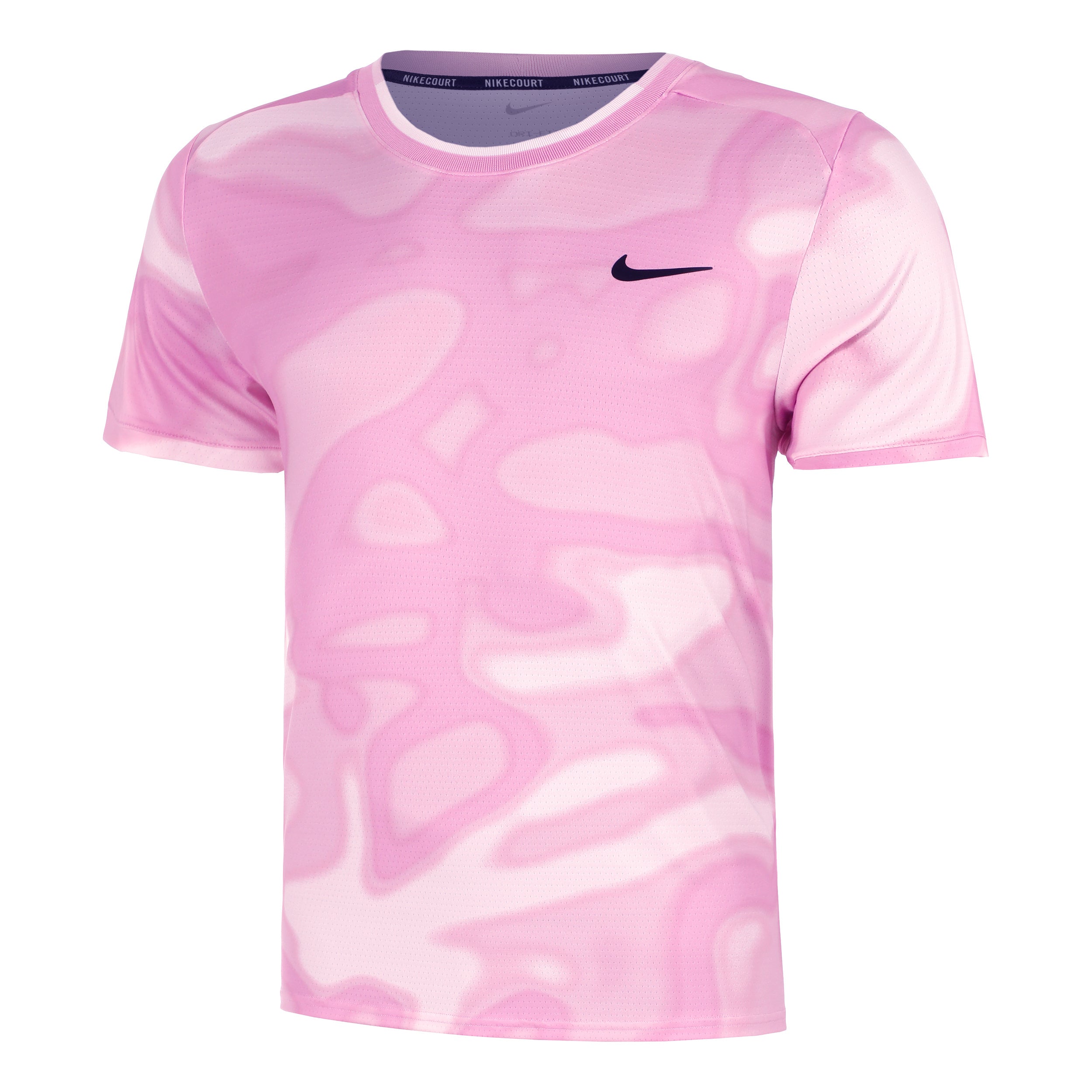 Nike Court Dri - Fit Advantage Print T Shirt Herren Pink, Rosa
