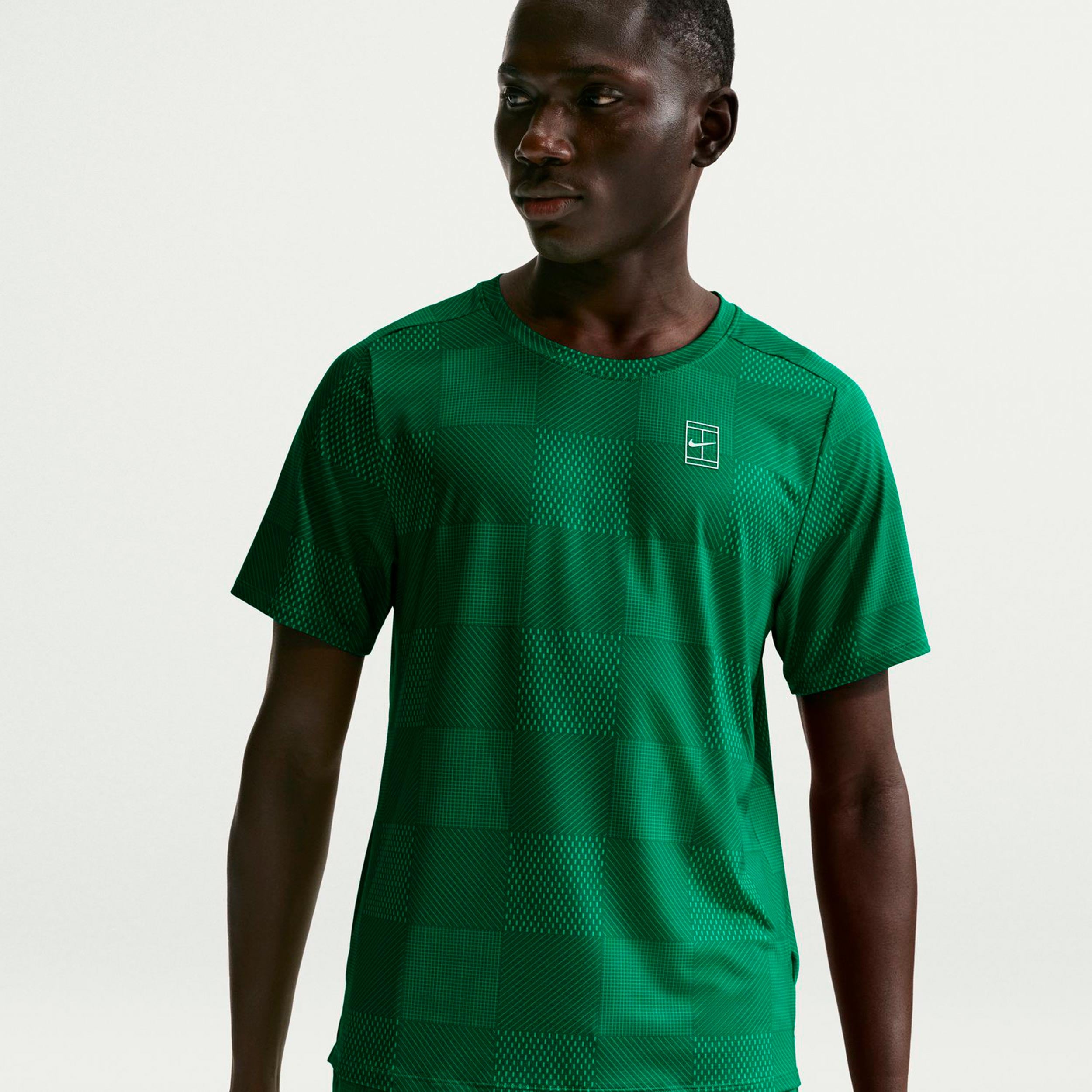 Nike Court Dri - Fit Advantage T Shirt Herren Grün