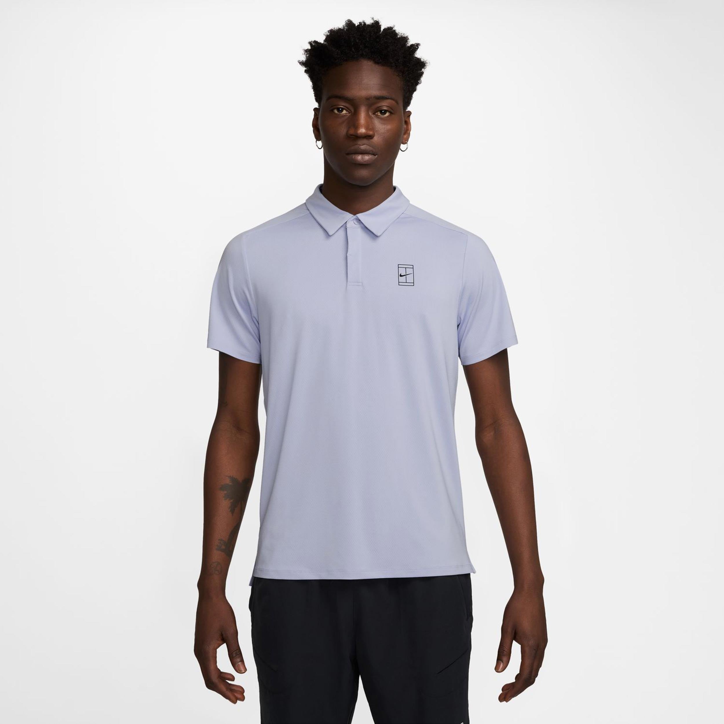 Nike Court Dri - Fit Advantage Polo Herren Flieder