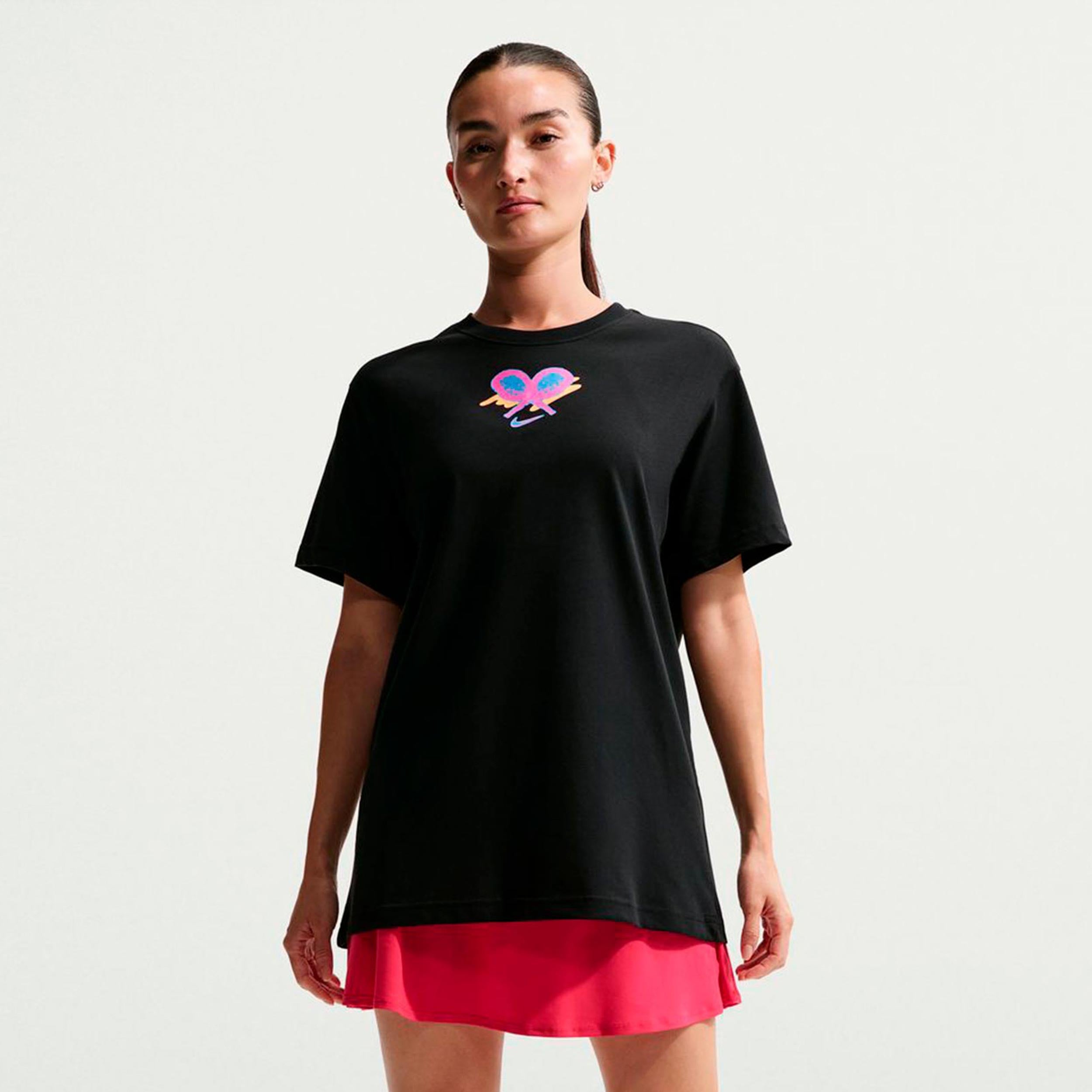 Nike Dri - Fit Slam Oversize T Shirt Damen Schwarz