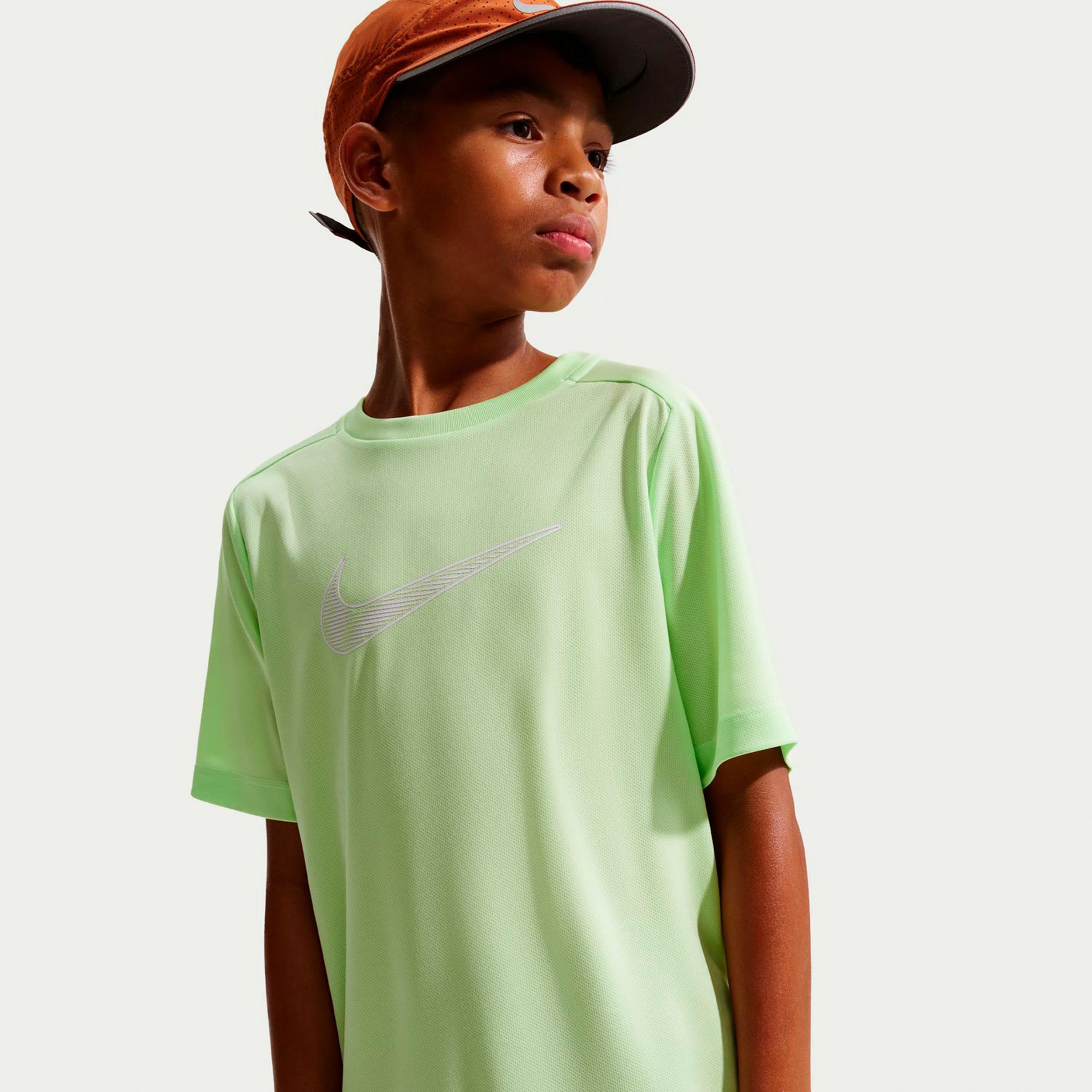 Nike Dri - Fit Multi T Shirt Jungen Limette