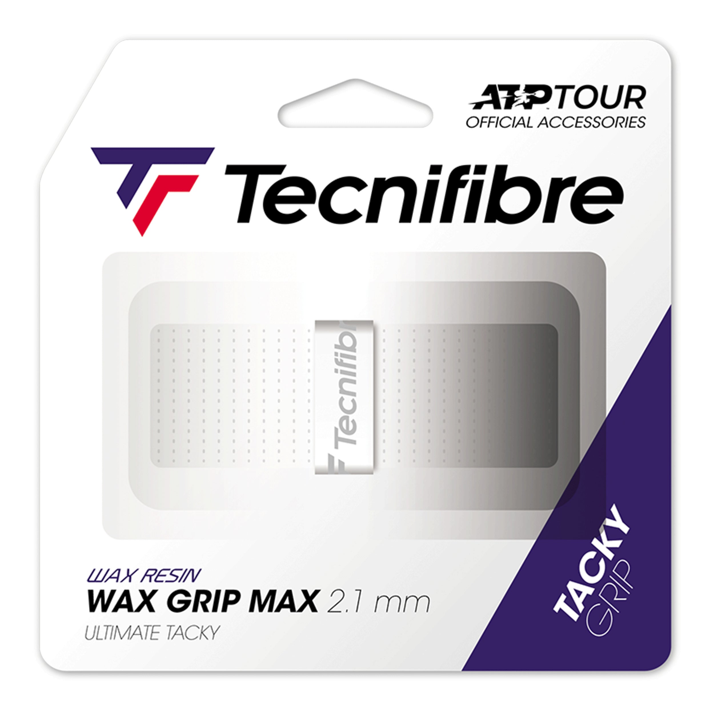 Tecnifibre Wax Max Grip 1er Pack - Weiß