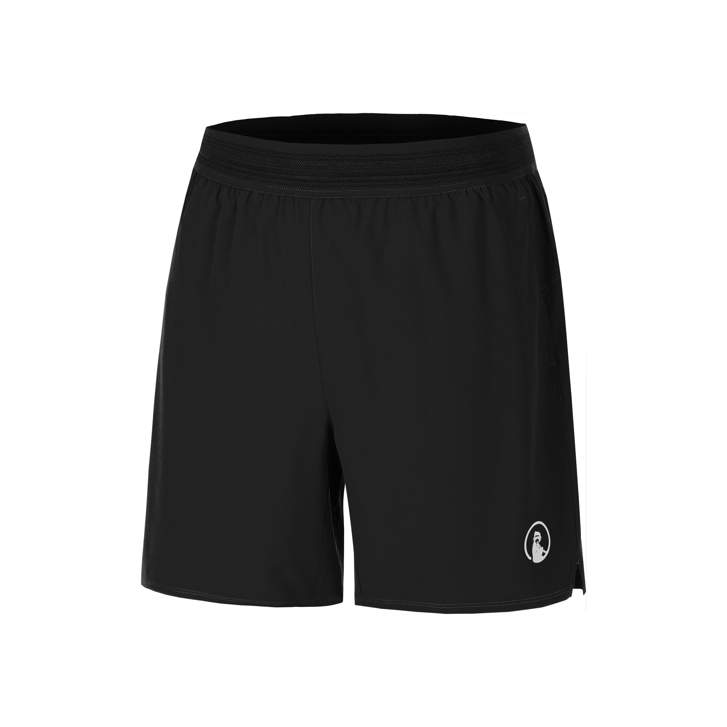 Quiet Please Challenger 2in1 7inch Shorts Herren - Schwarz, Weiß