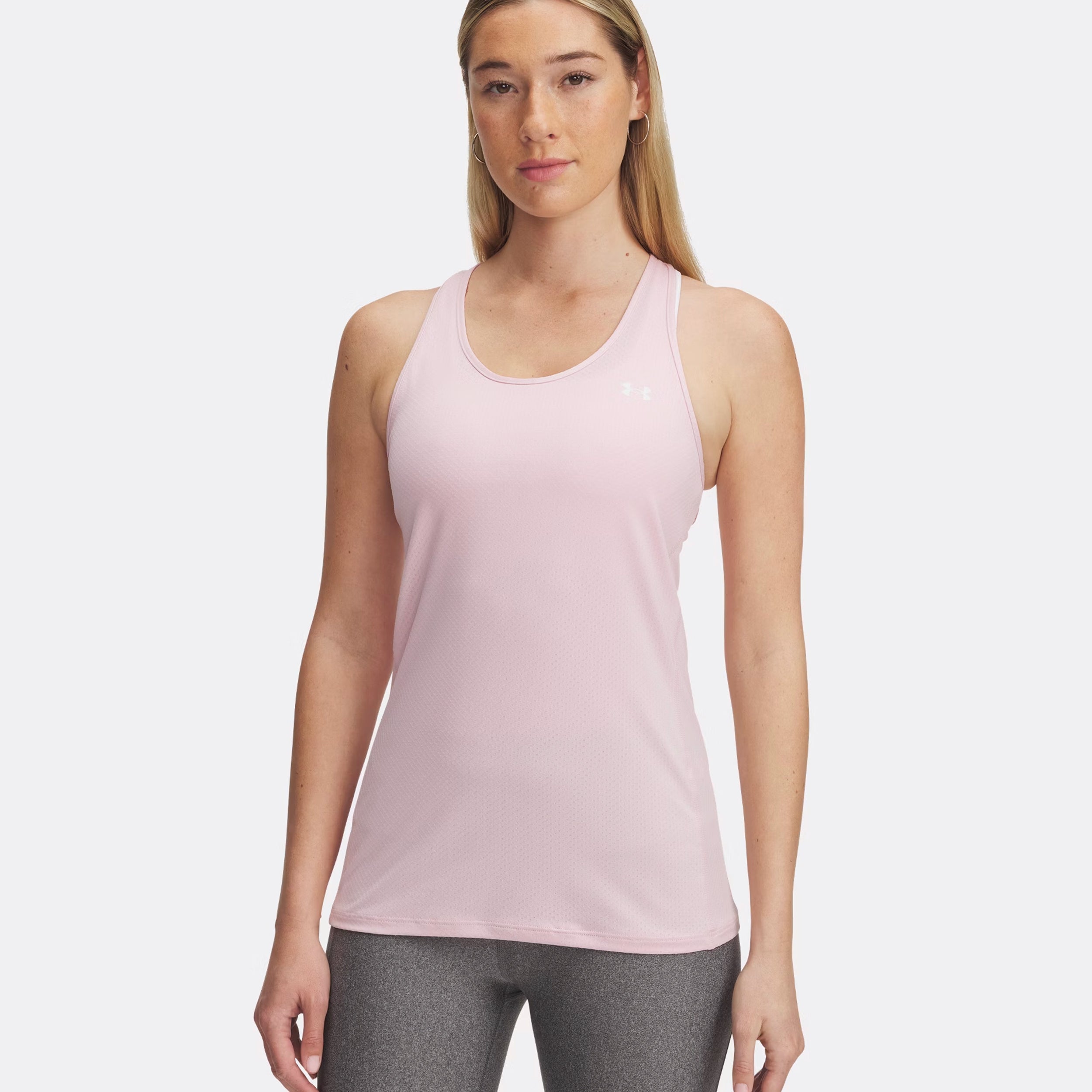 Under Armour Tech Racer Tank - Top Damen Rosa