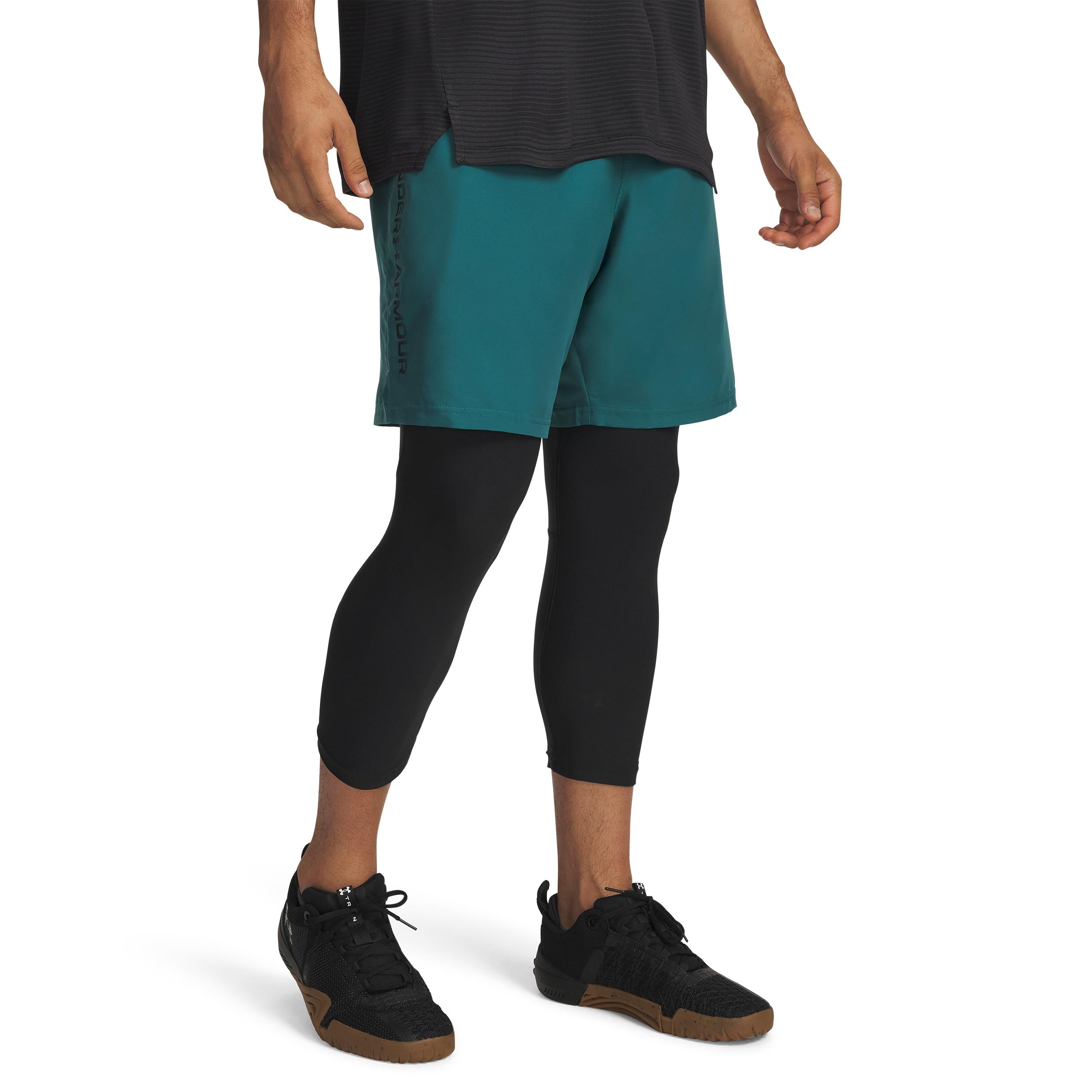 Under Armour Tech Woven Shorts Herren - Grün, Schwarz