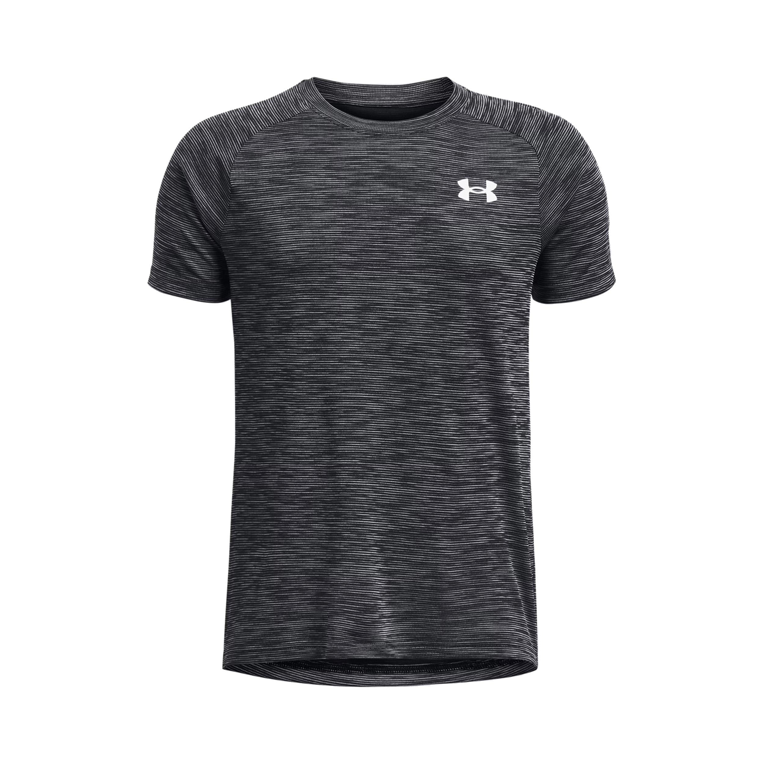 Under Armour Tech Textured T - Shirt Jungen Schwarz, Weiß