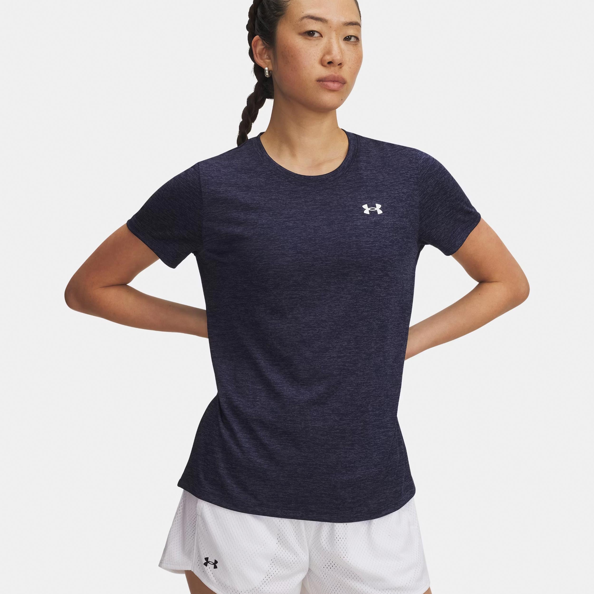 Under Armour Tech Twist T - Shirt Damen Blau, Weiß