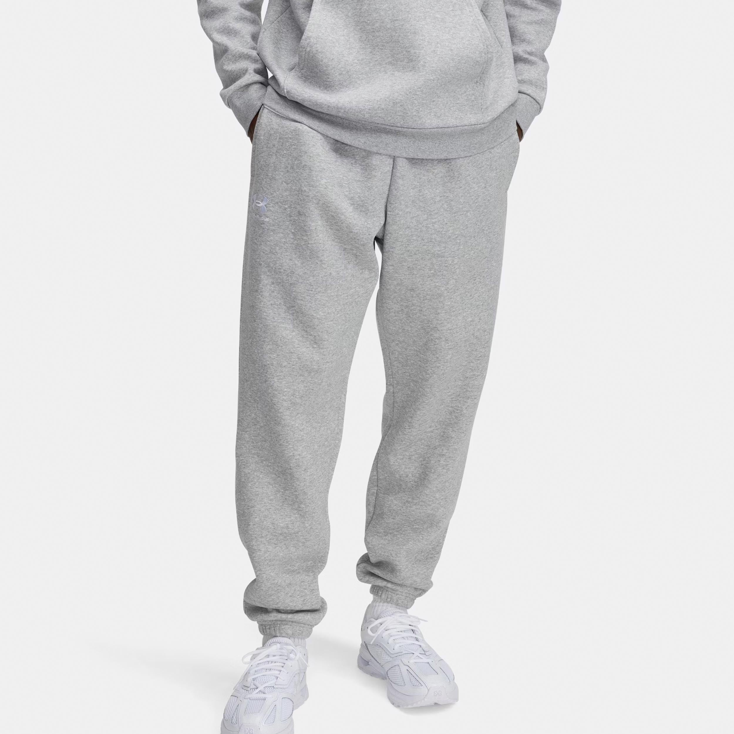 Under Armour Essential Trainingshose Herren - Grau, Weiß