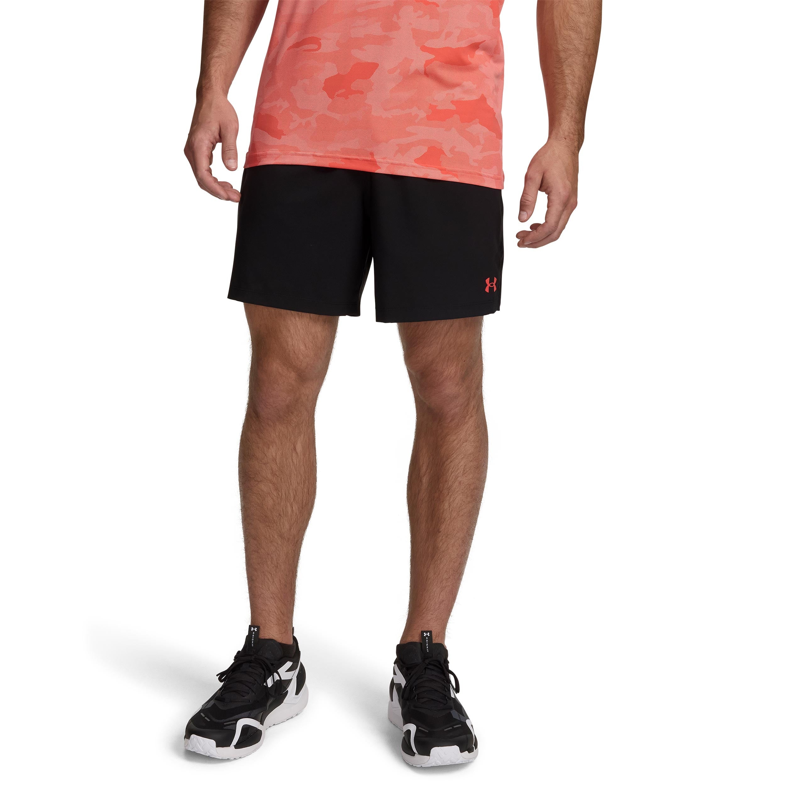 Under Armour Vanish Woven 2.0 6in Shorts Herren - Schwarz, Rot