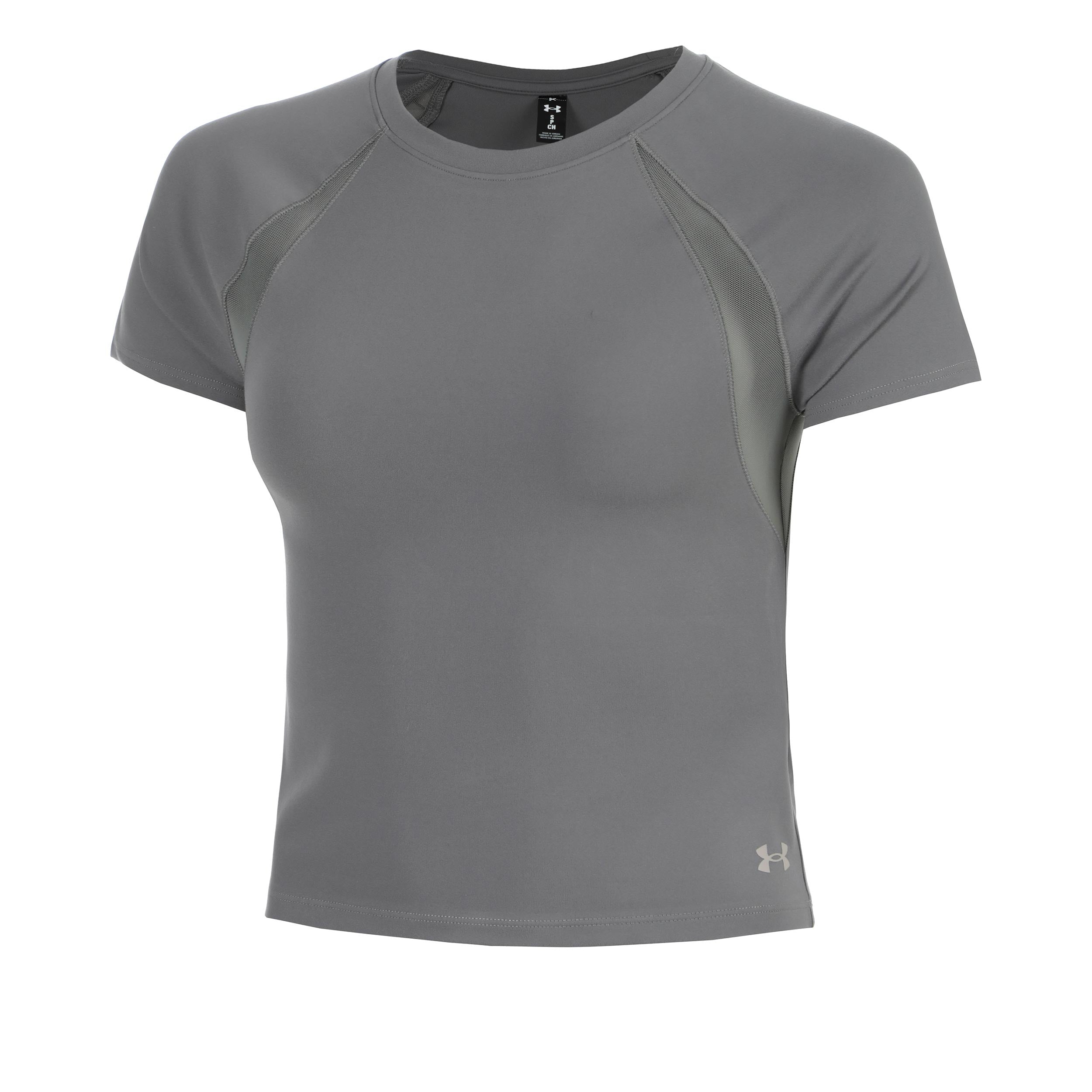 Under Armour Motion Mesh T - Shirt Damen Grün, Grau