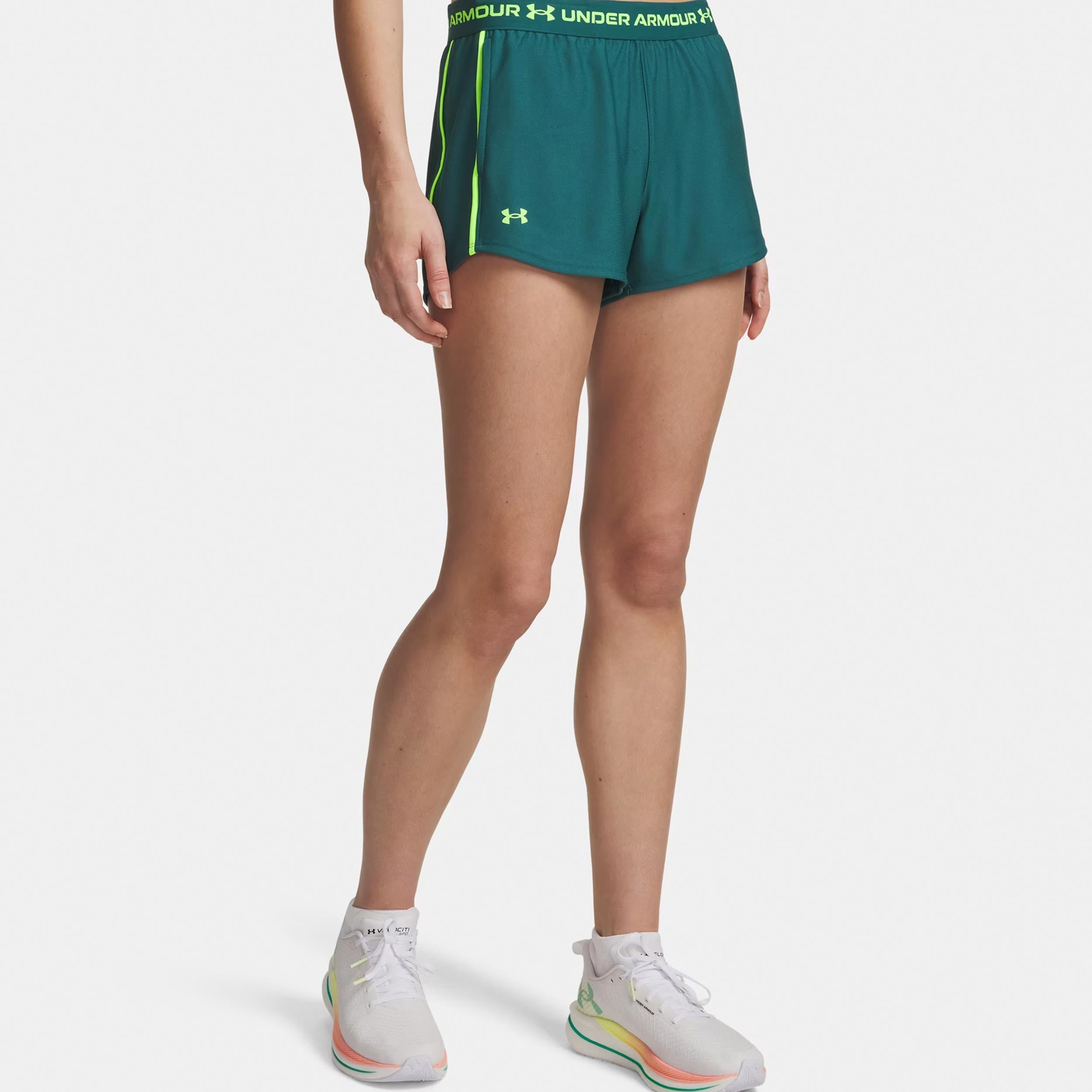 Under Armour Tech Play Up Shorts Damen - Grün, Grün