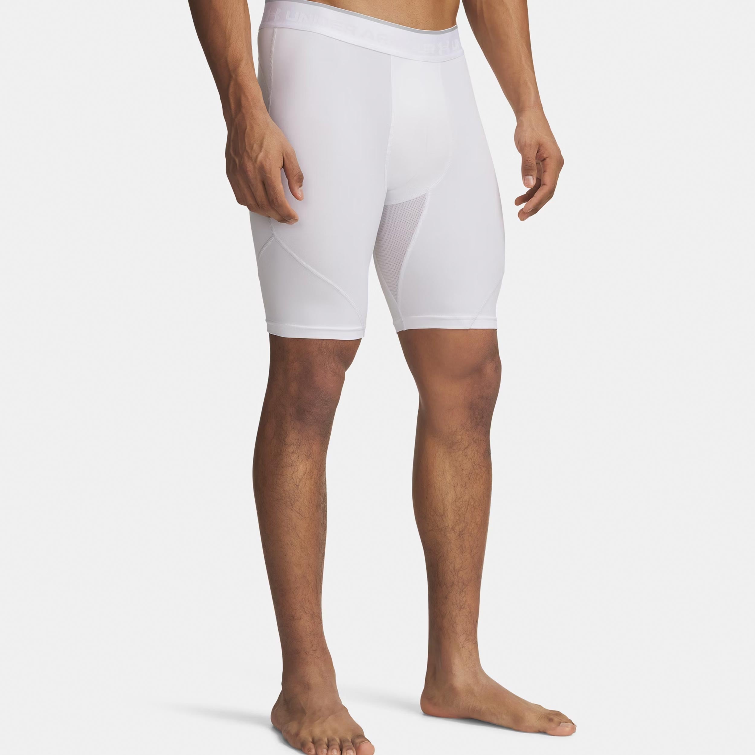 Under Armour Elite Long Shorts Herren - Weiß