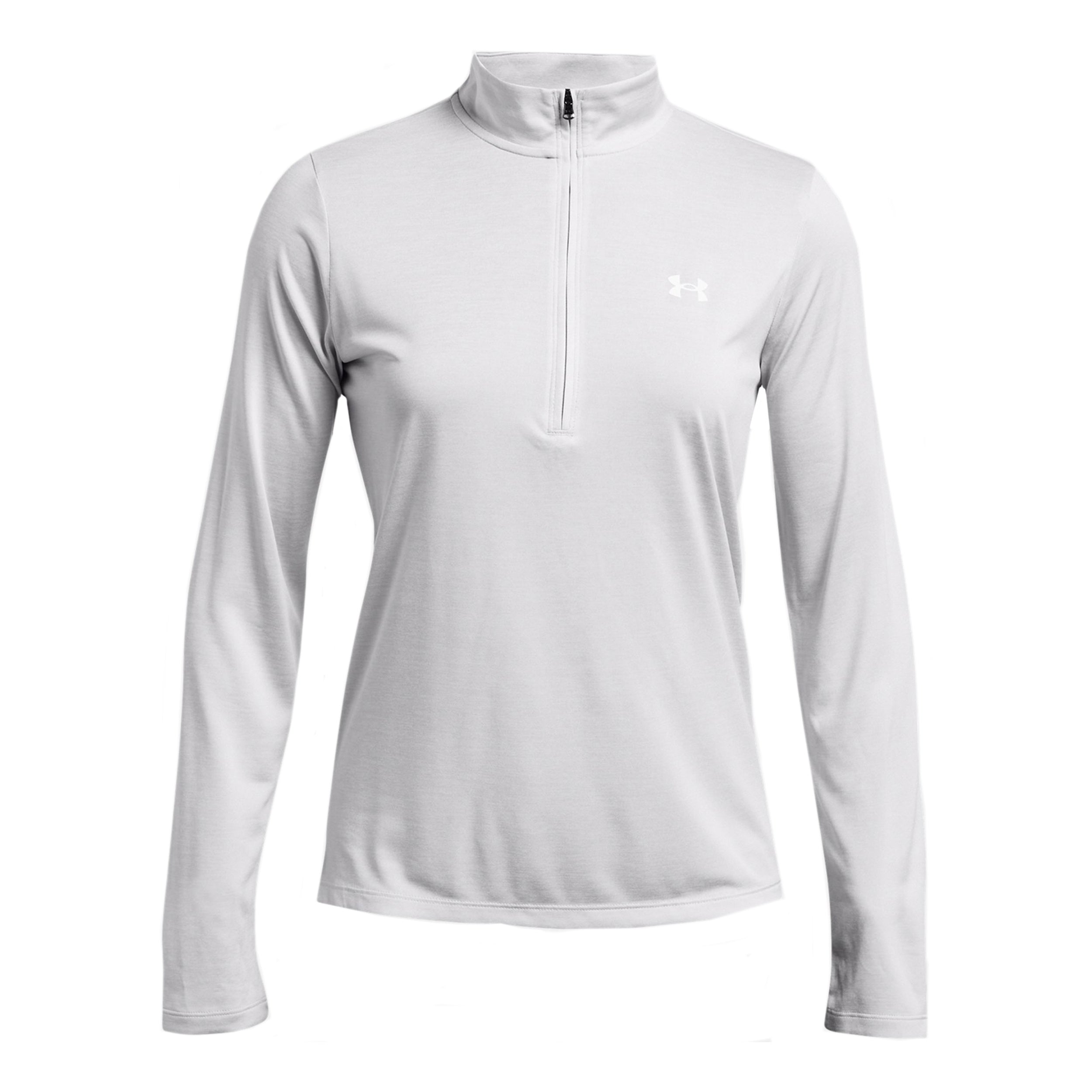 Under Armour Tech Half - Zip Twist Longsleeve Damen Grau