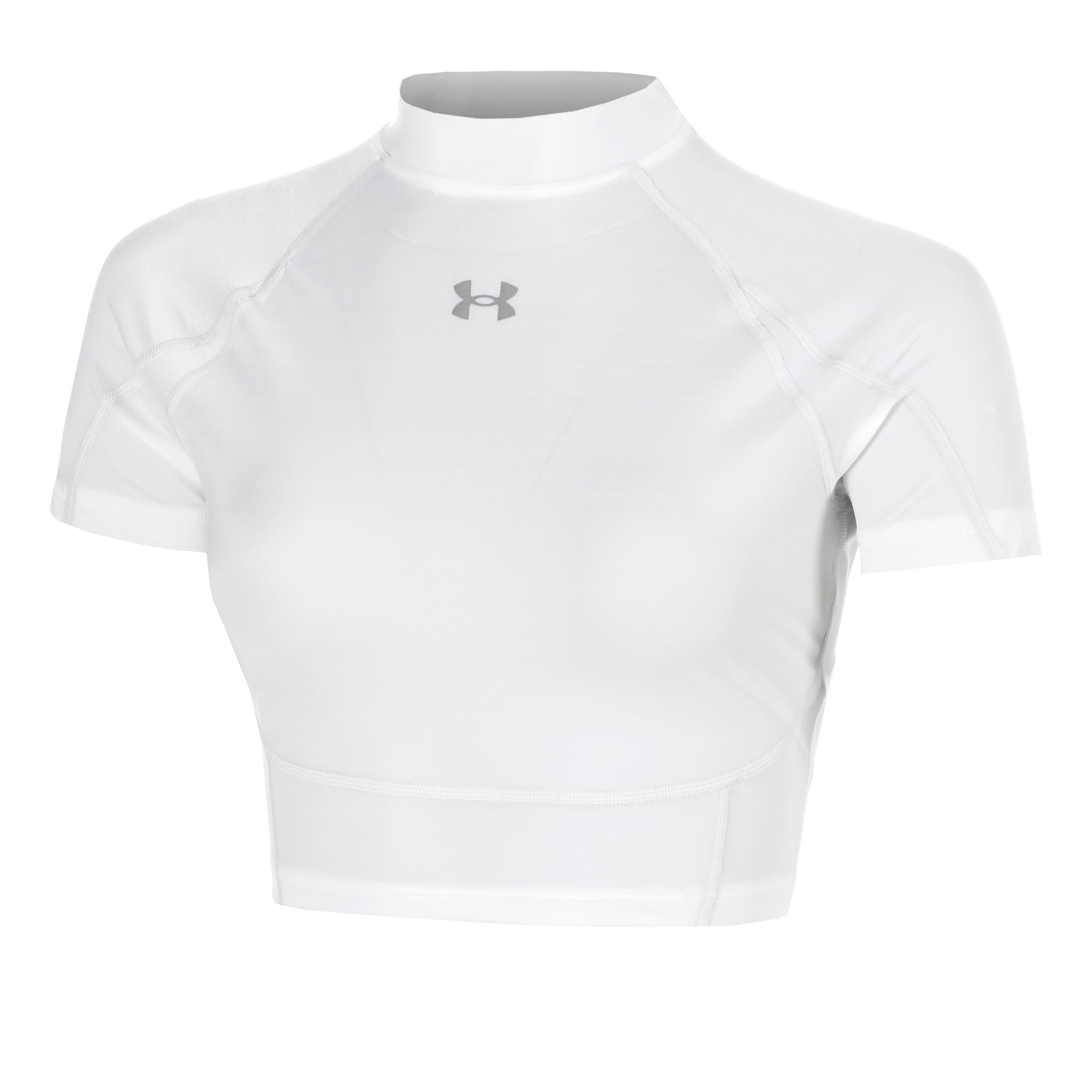 Under Armour Heatgear Elite Crop T - Shirt Damen Weiß