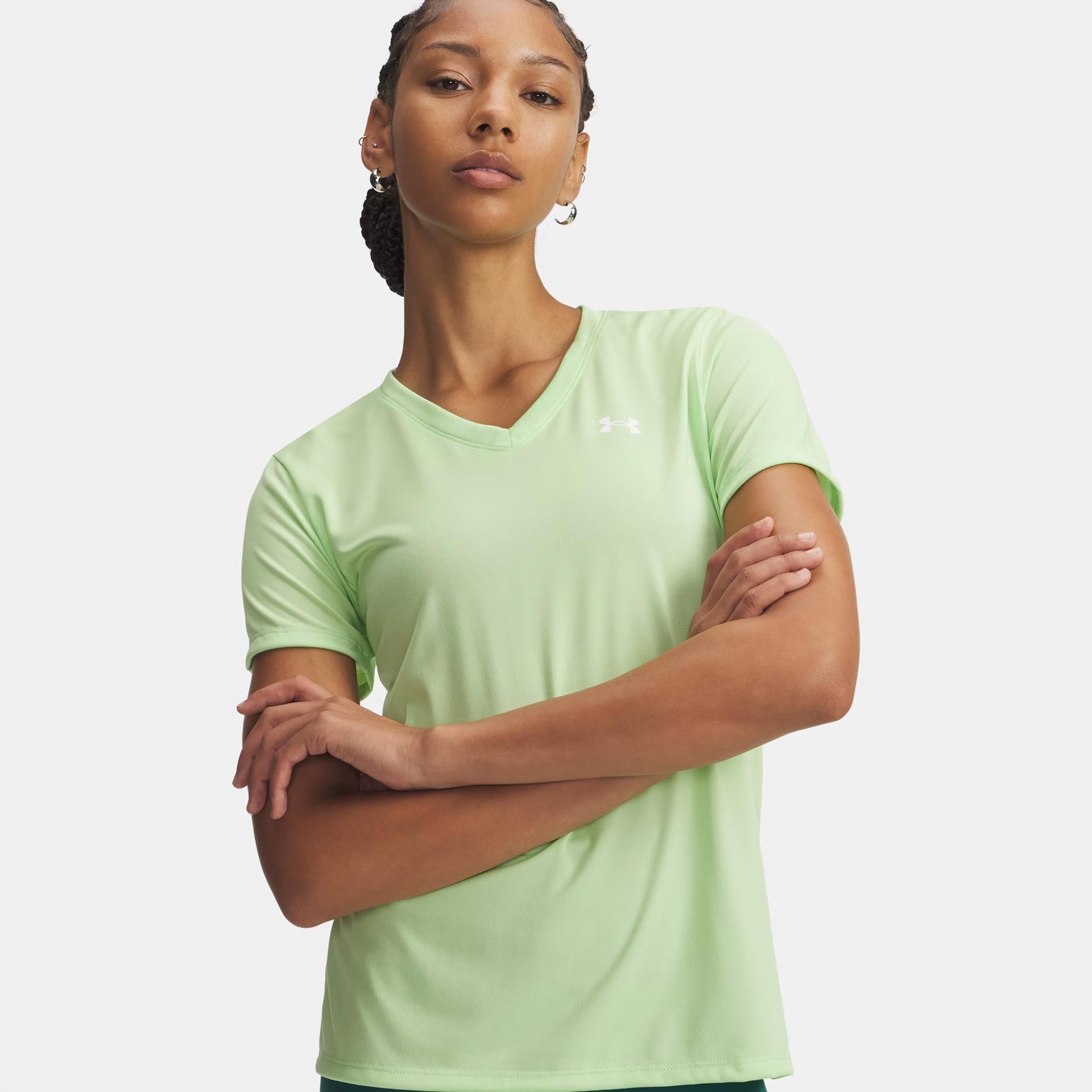 Under Armour Tech Solid T - Shirt Damen Grün