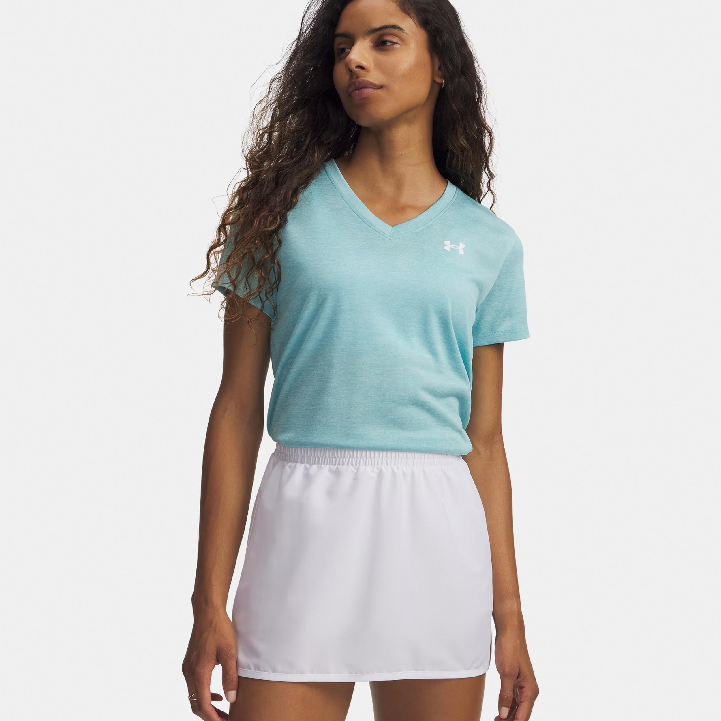 Under Armour Tech Twist T - Shirt Damen Blau, Weiß
