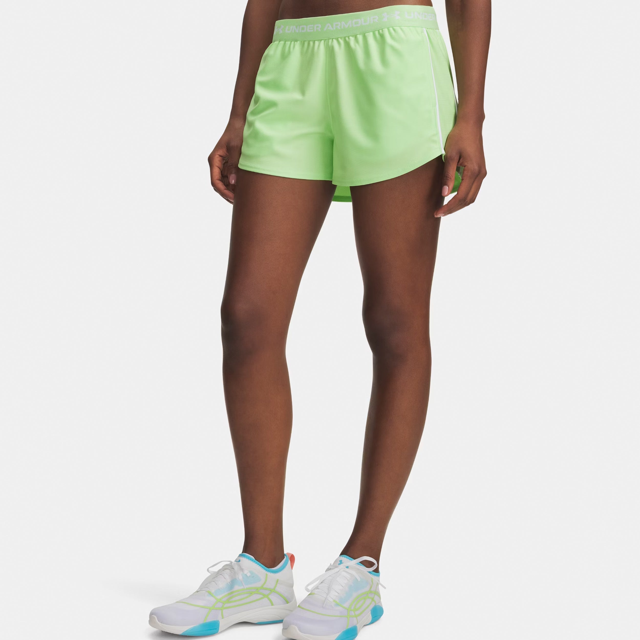 Under Armour Tech Play Up Shorts Damen - Grün, Dunkelgrün