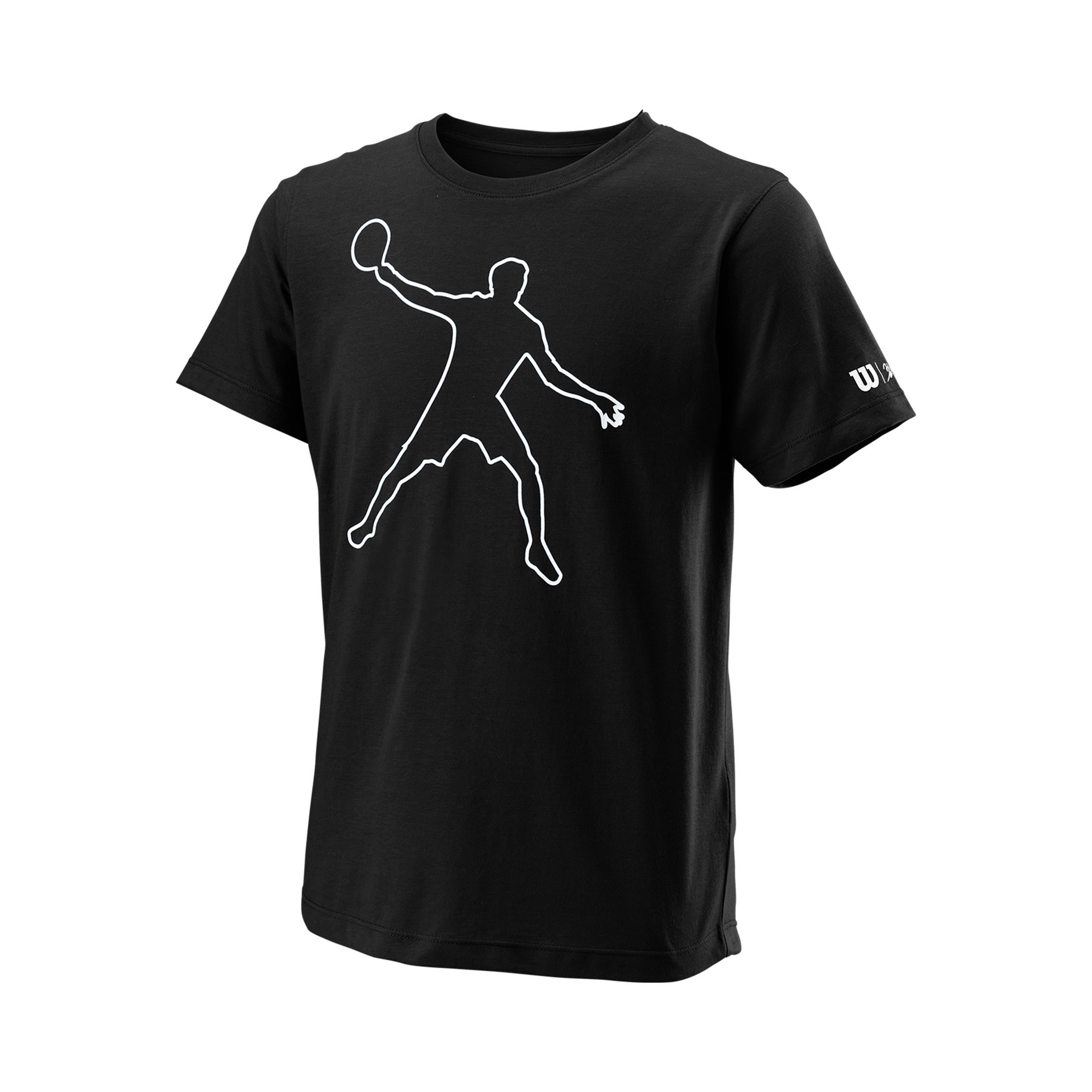 Wilson Bela Tech Ii T - Shirt Jungen Schwarz, Weiß