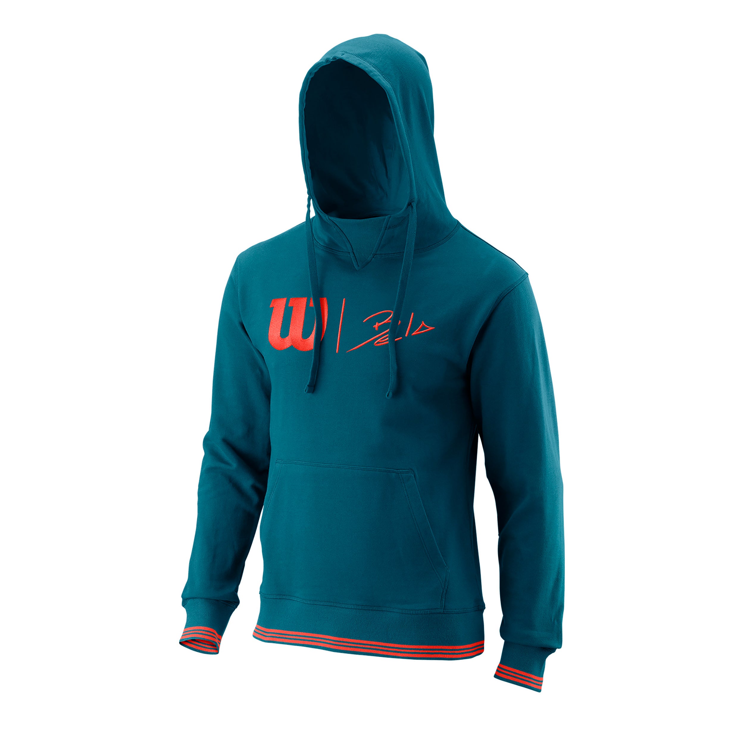 Wilson Bela Slimfit Hoody Herren - Blau, Orange