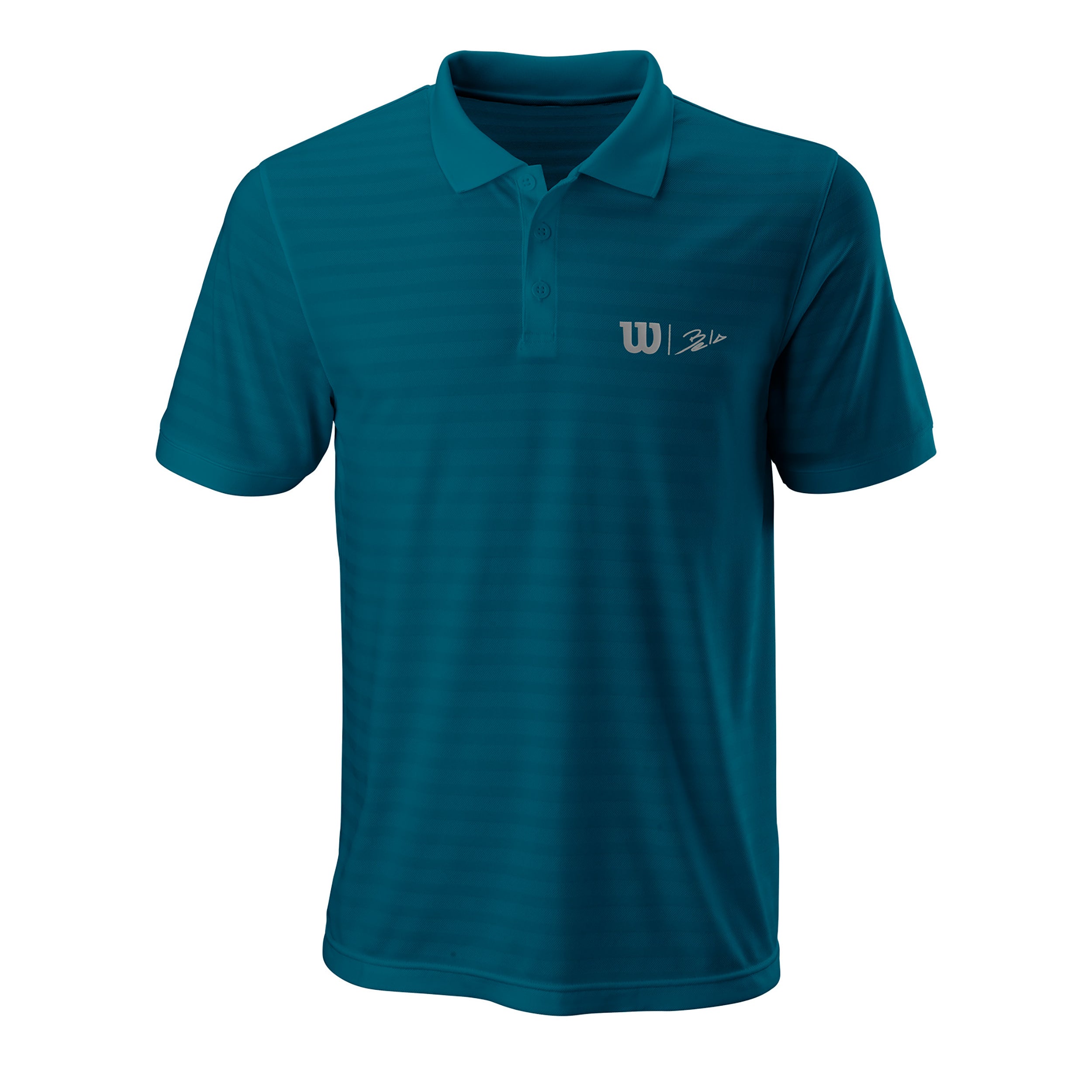 Wilson Bela Stripe Ii Polo Herren - Blau