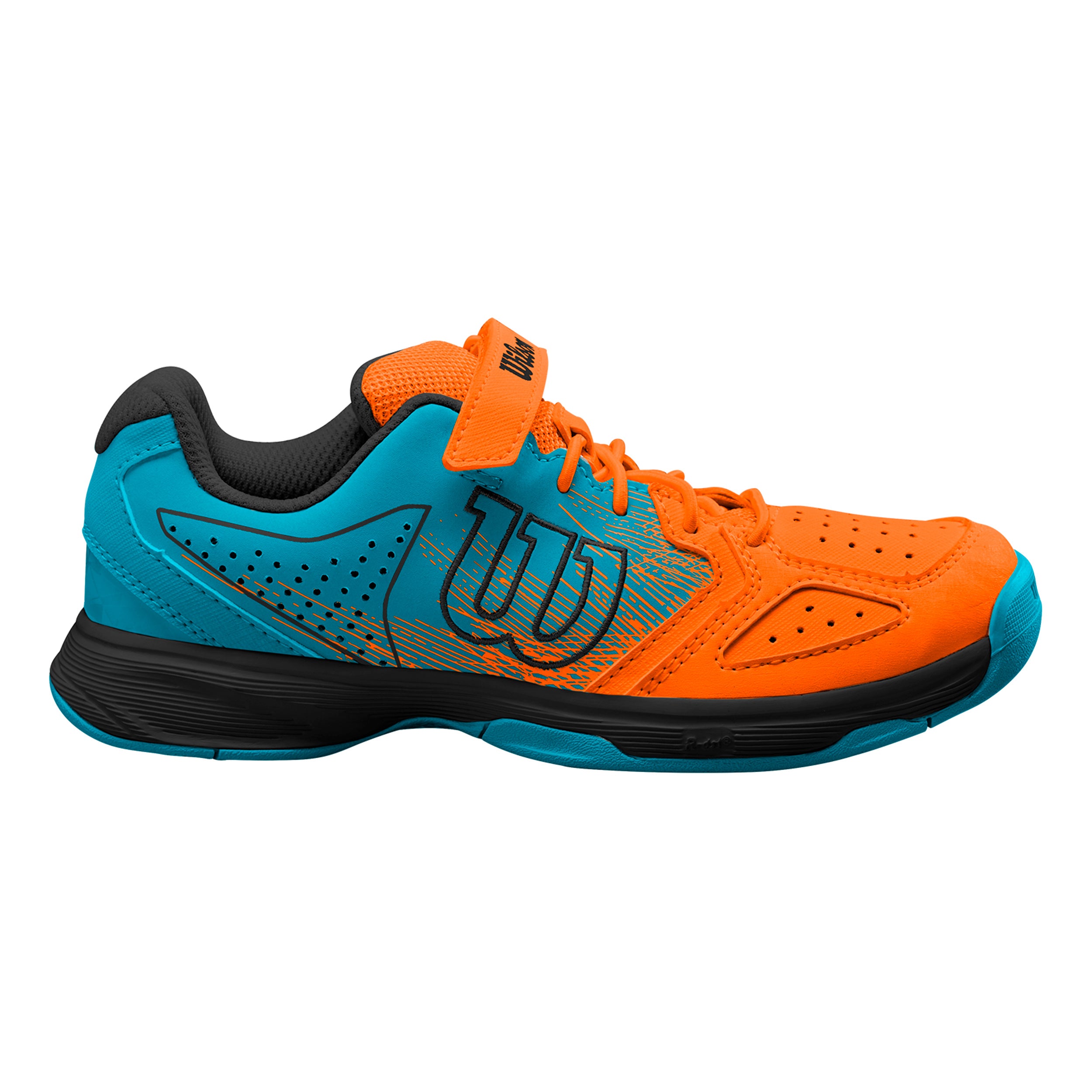 Wilson Kaos Padelschuh Kinder - Orange, Türkis