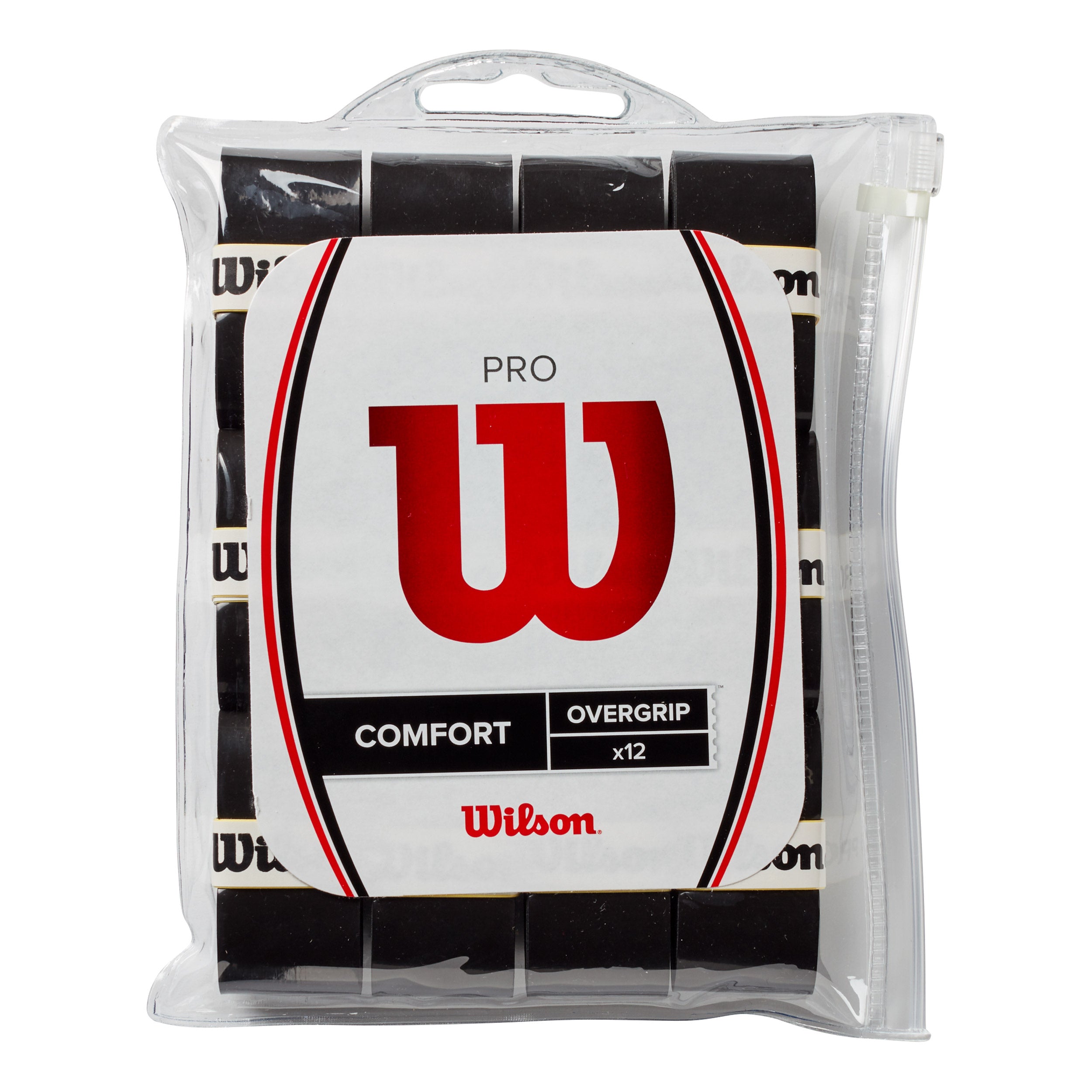Wilson Pro Overgrip 12er Pack - Schwarz