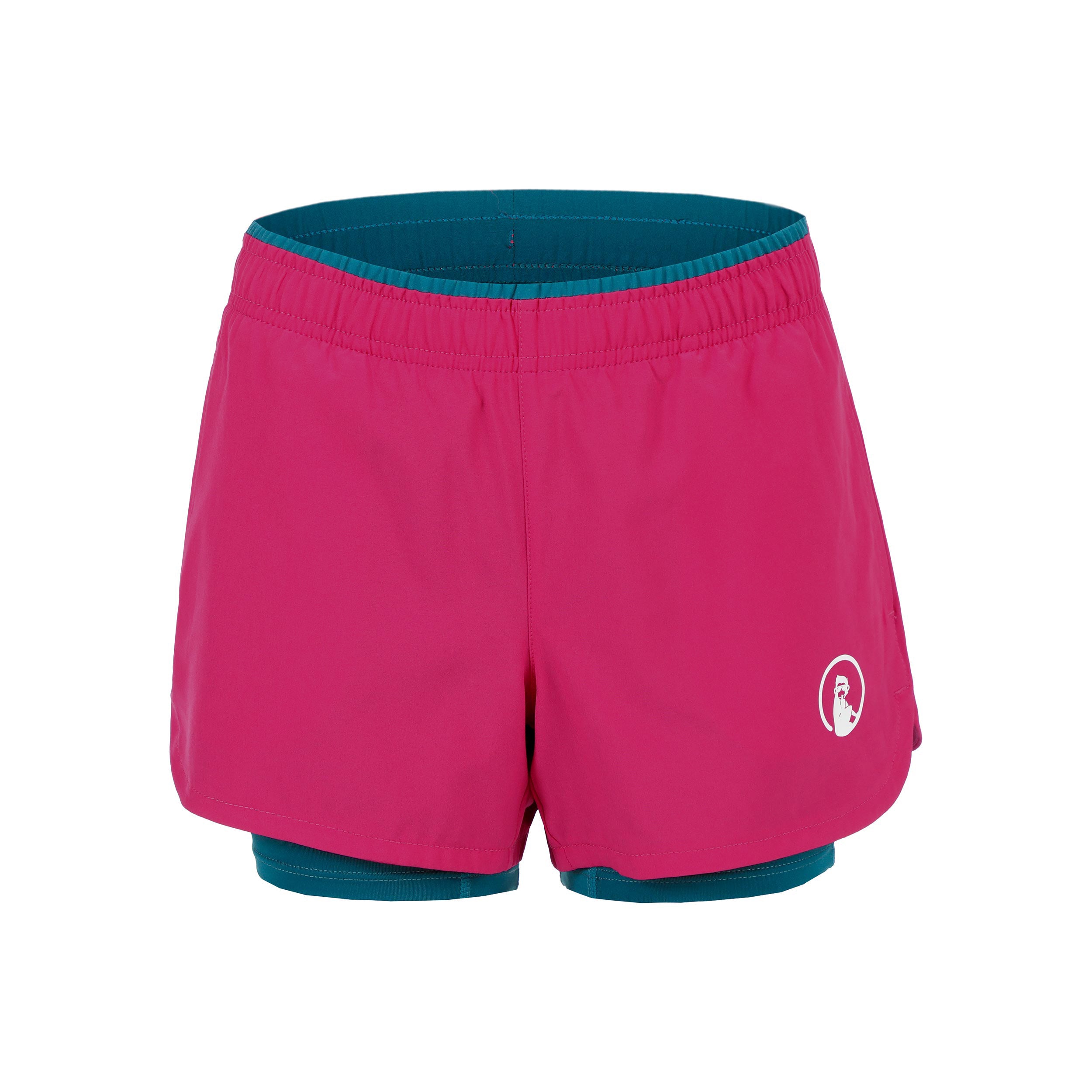Quiet Please Create Match 2in1 Shorts Mädchen - Pink, Mehrfarbig