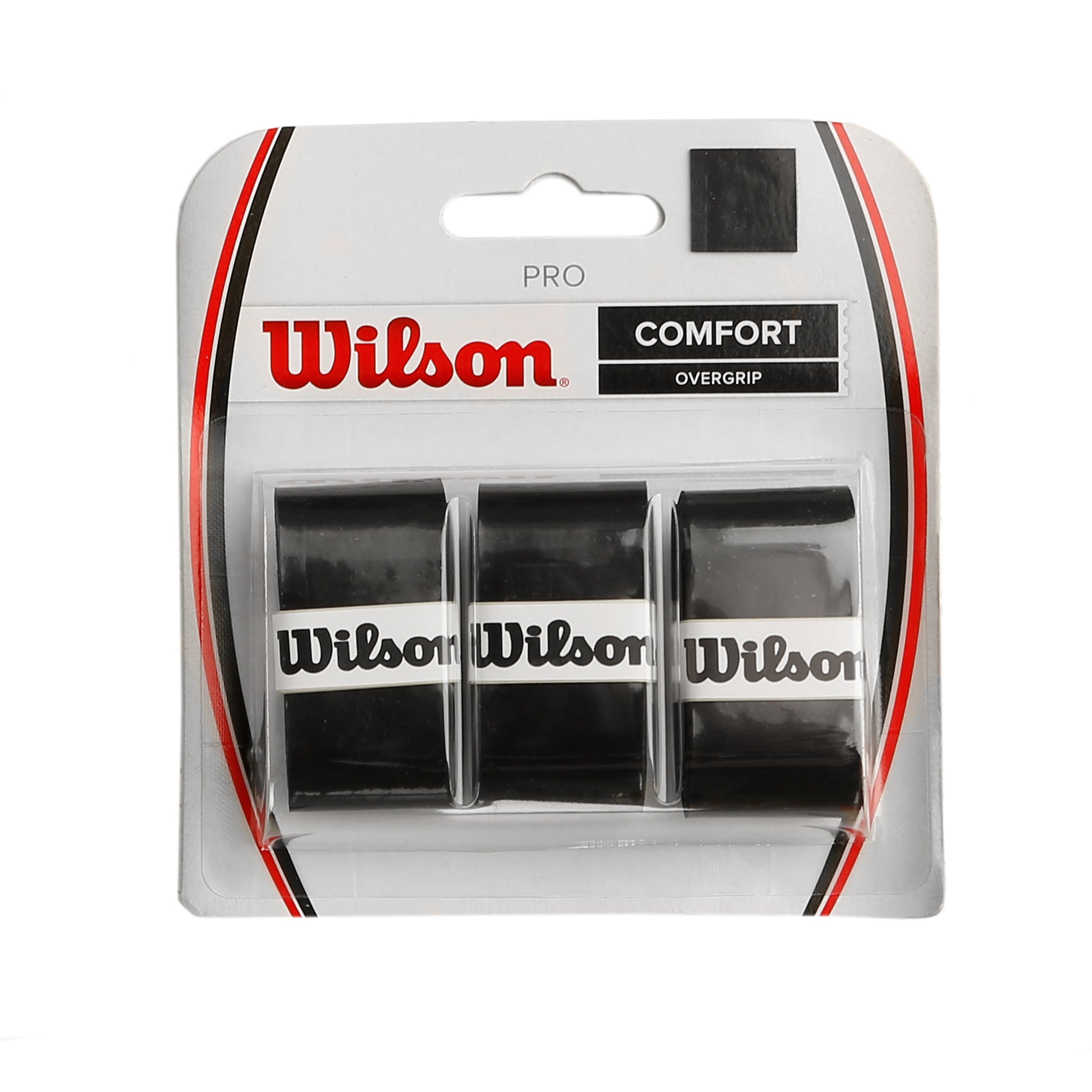 Wilson Pro Overgrip 3er Pack - Schwarz