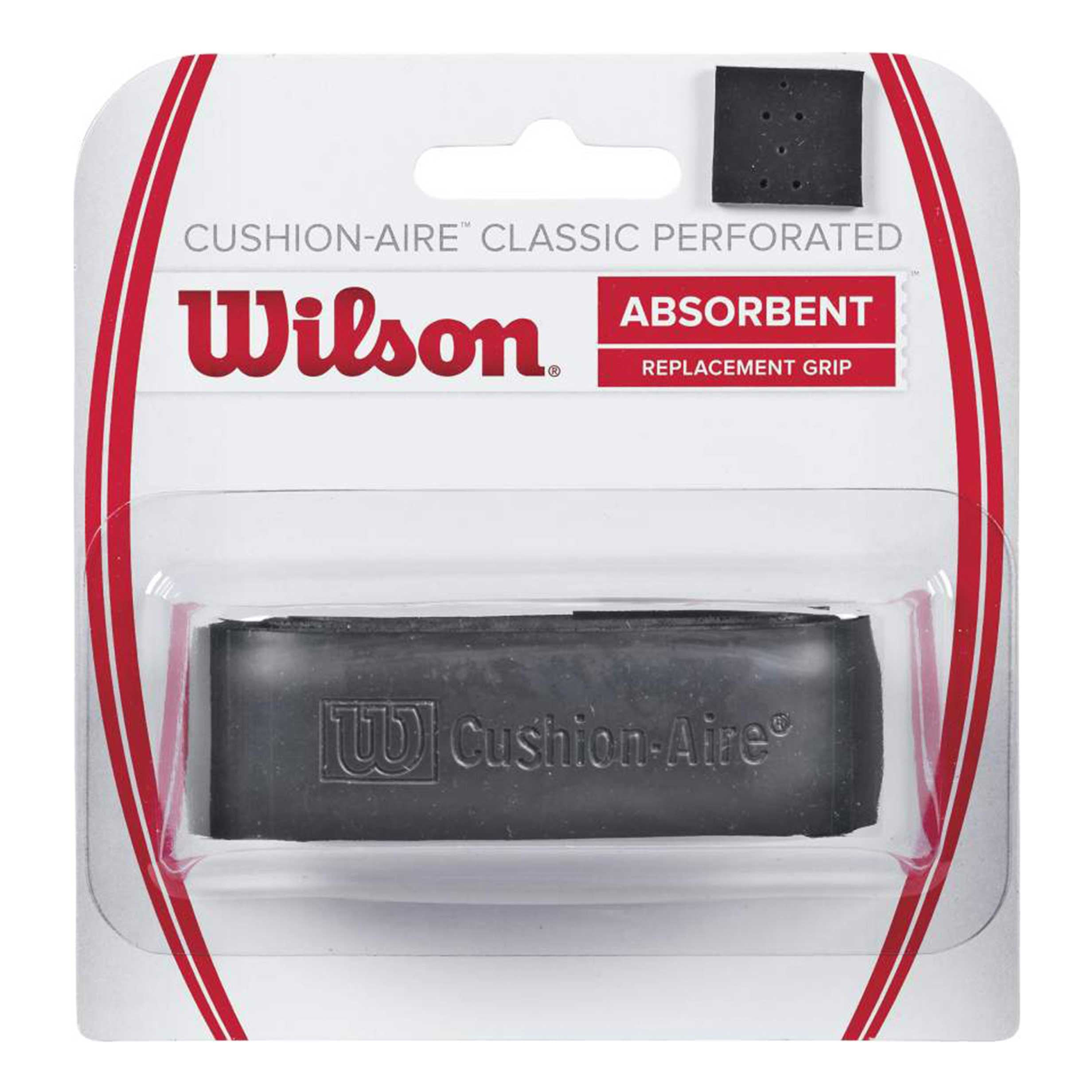 Wilson Cushion - Aire Classic Perforated 1er Pack Schwarz