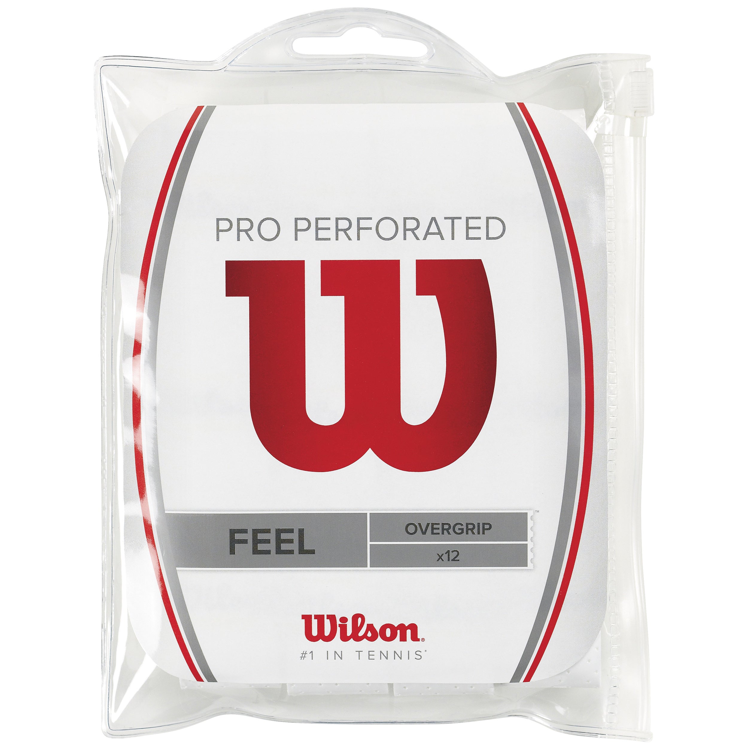 Wilson Pro Overgrip Perforated 12er Pack - Weiß