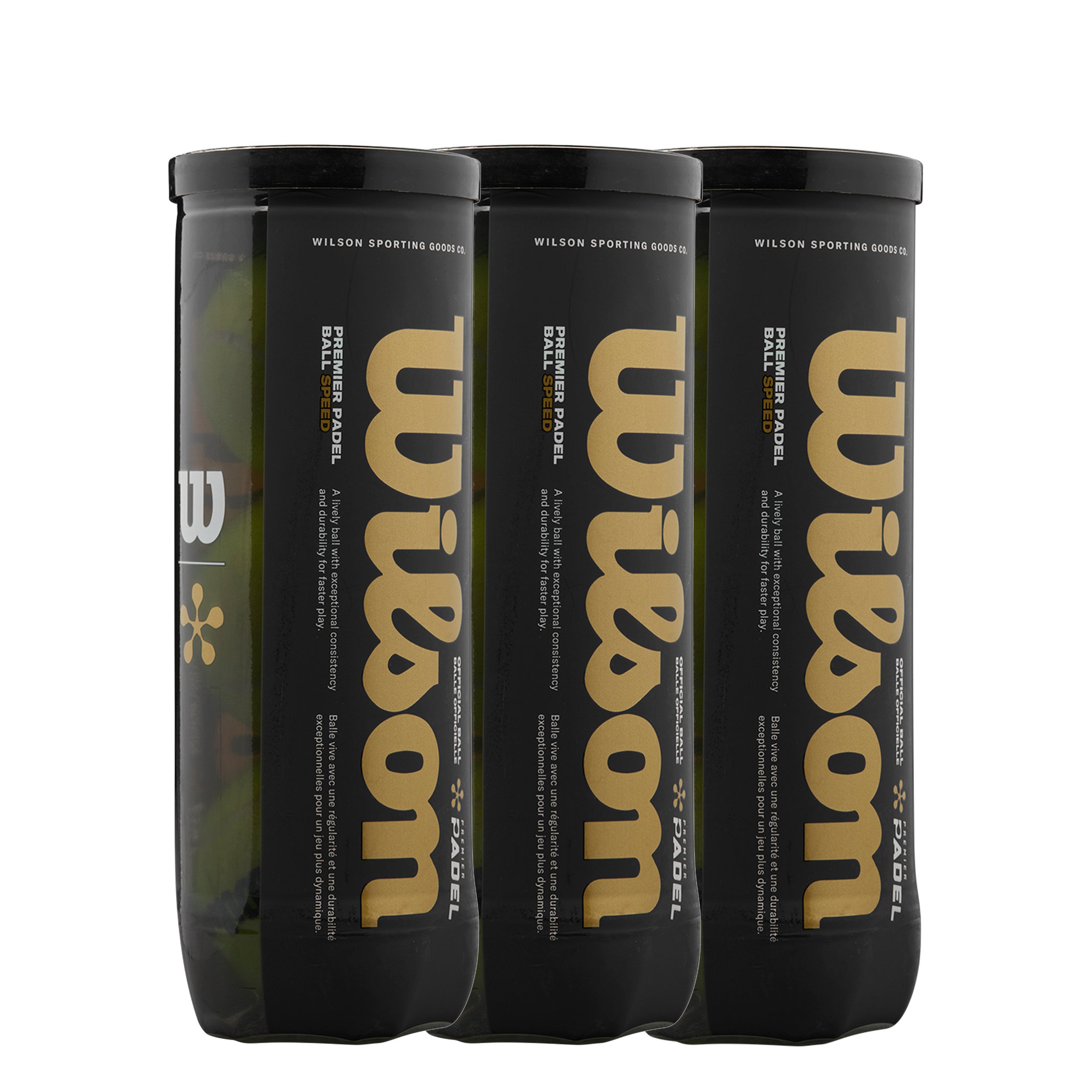 Wilson 3x 3er Dose Premier Padel Speed X3