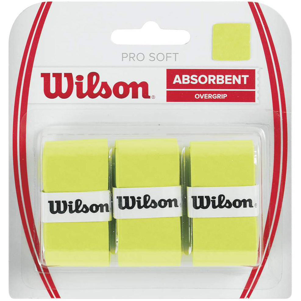 Wilson Soft Overgrip 3er Pack - Grün