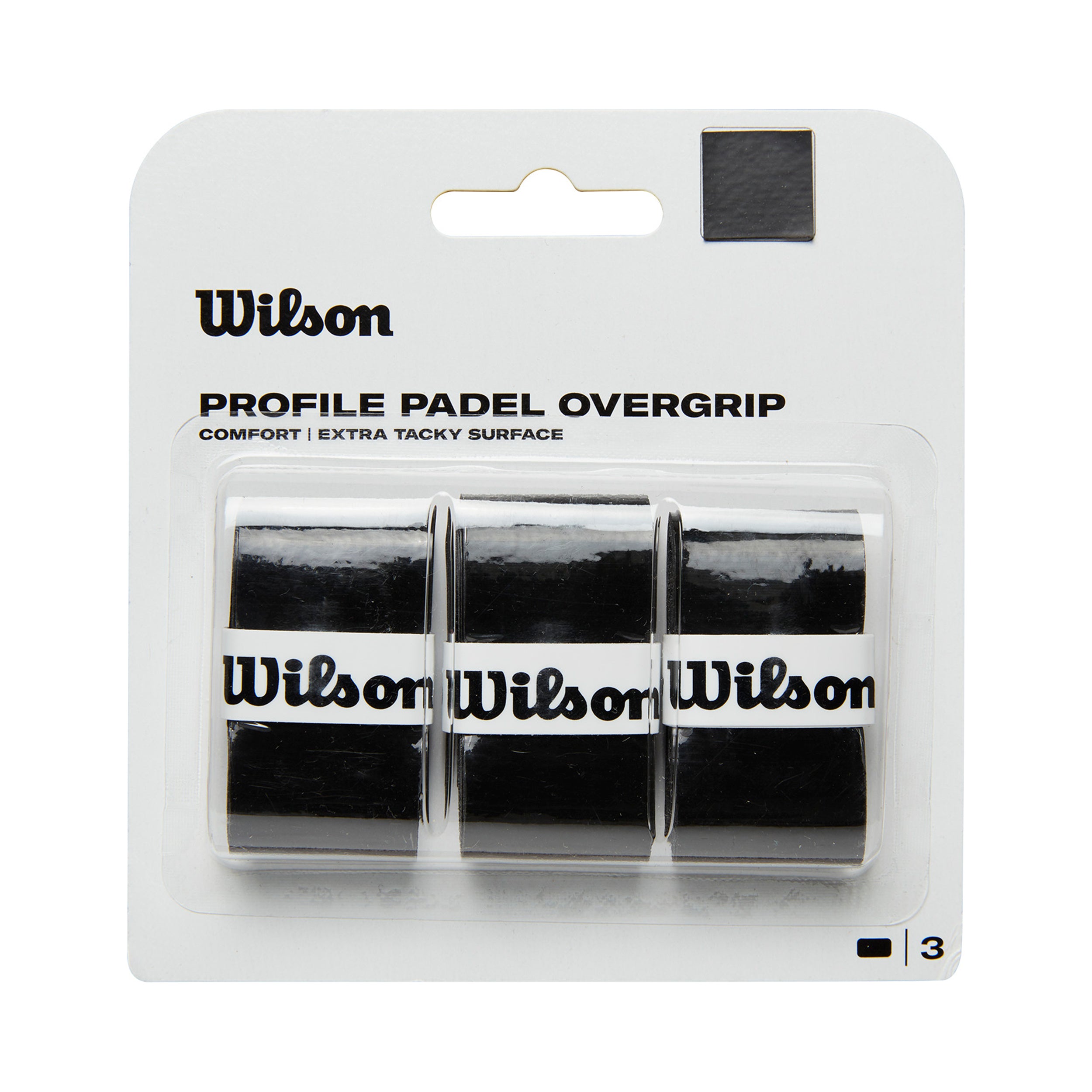 Wilson Profile 3er Pack - Schwarz