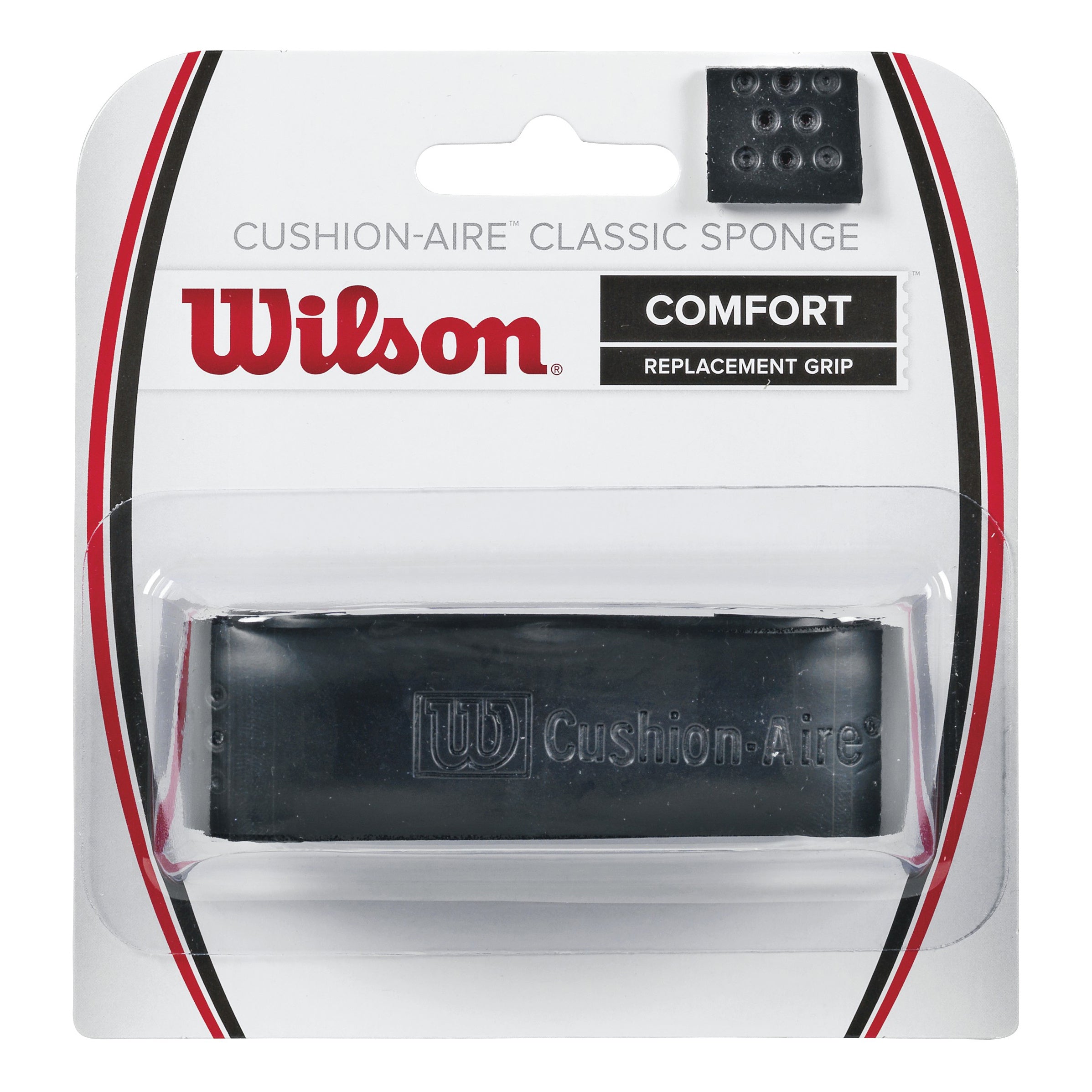 Wilson Cushion - Aire Classic Sponge 1er Pack Schwarz
