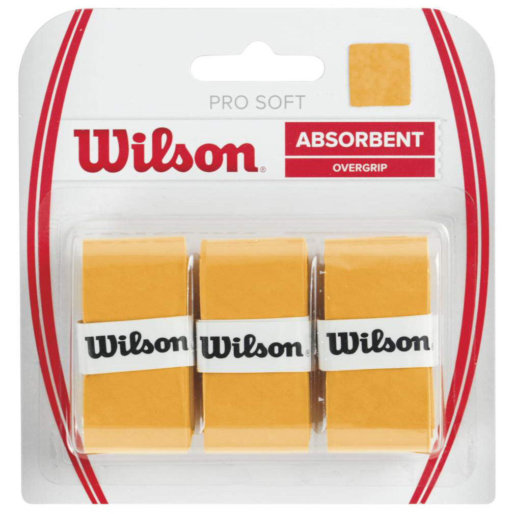 Wilson Soft Overgrip 3er Pack - Gold