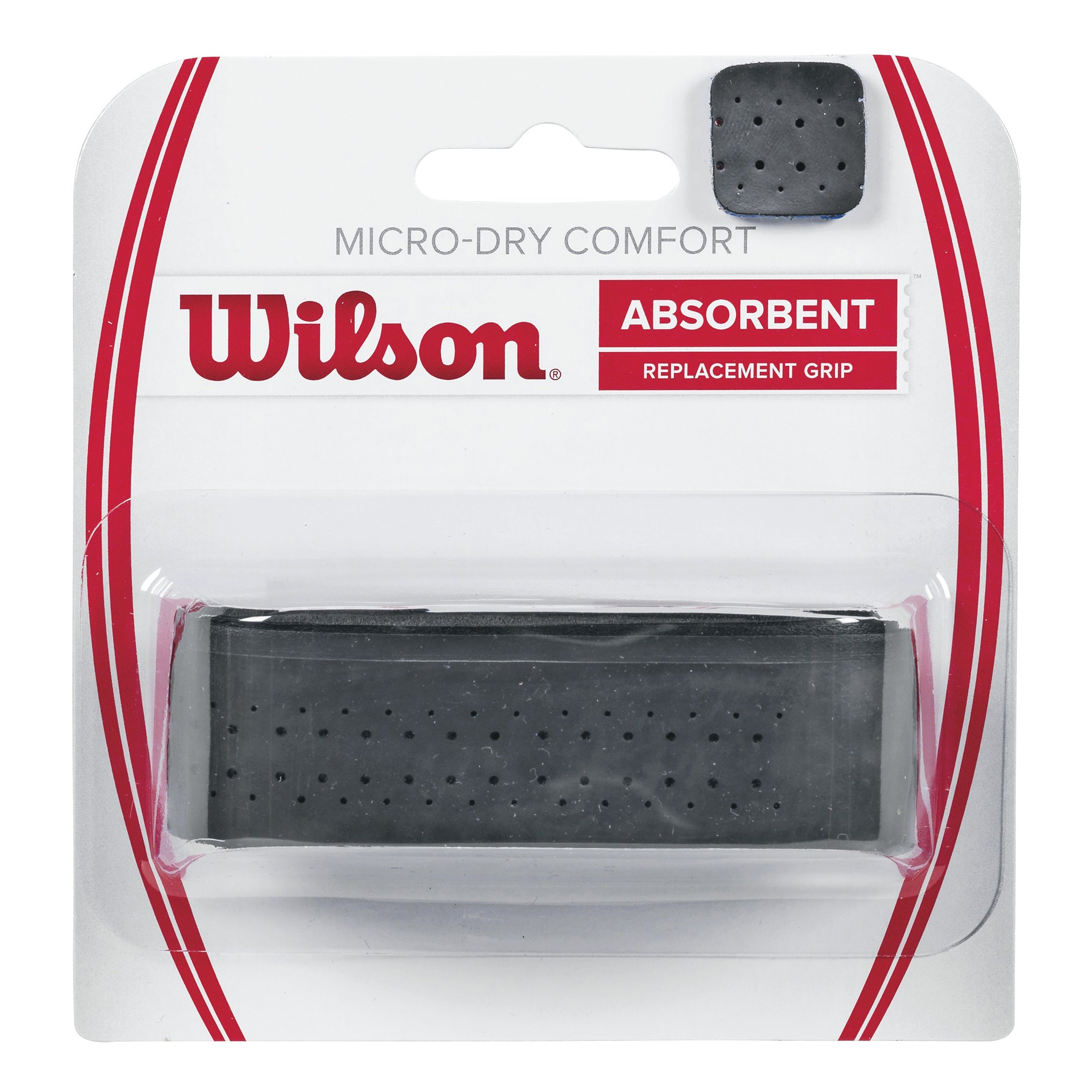 Wilson Micro - Dry Comfort 1er Pack Schwarz
