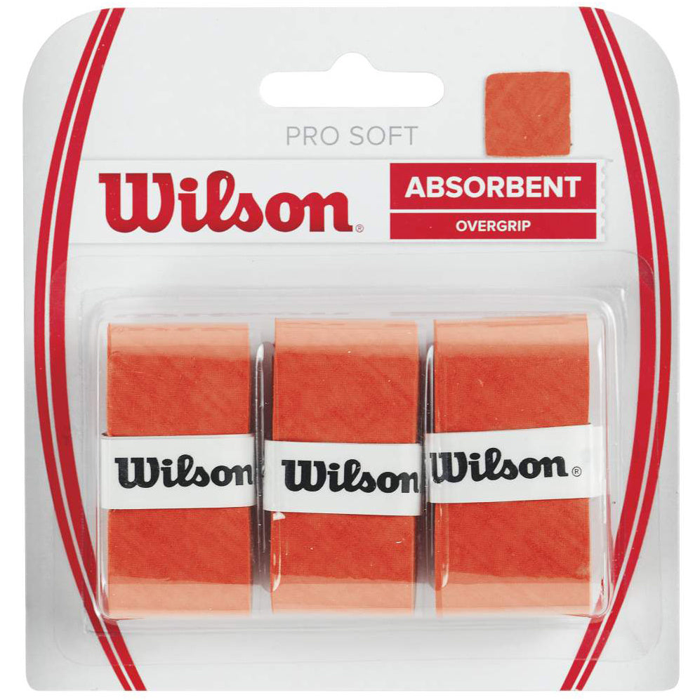 Wilson Soft Overgrip 3er Pack - Orange