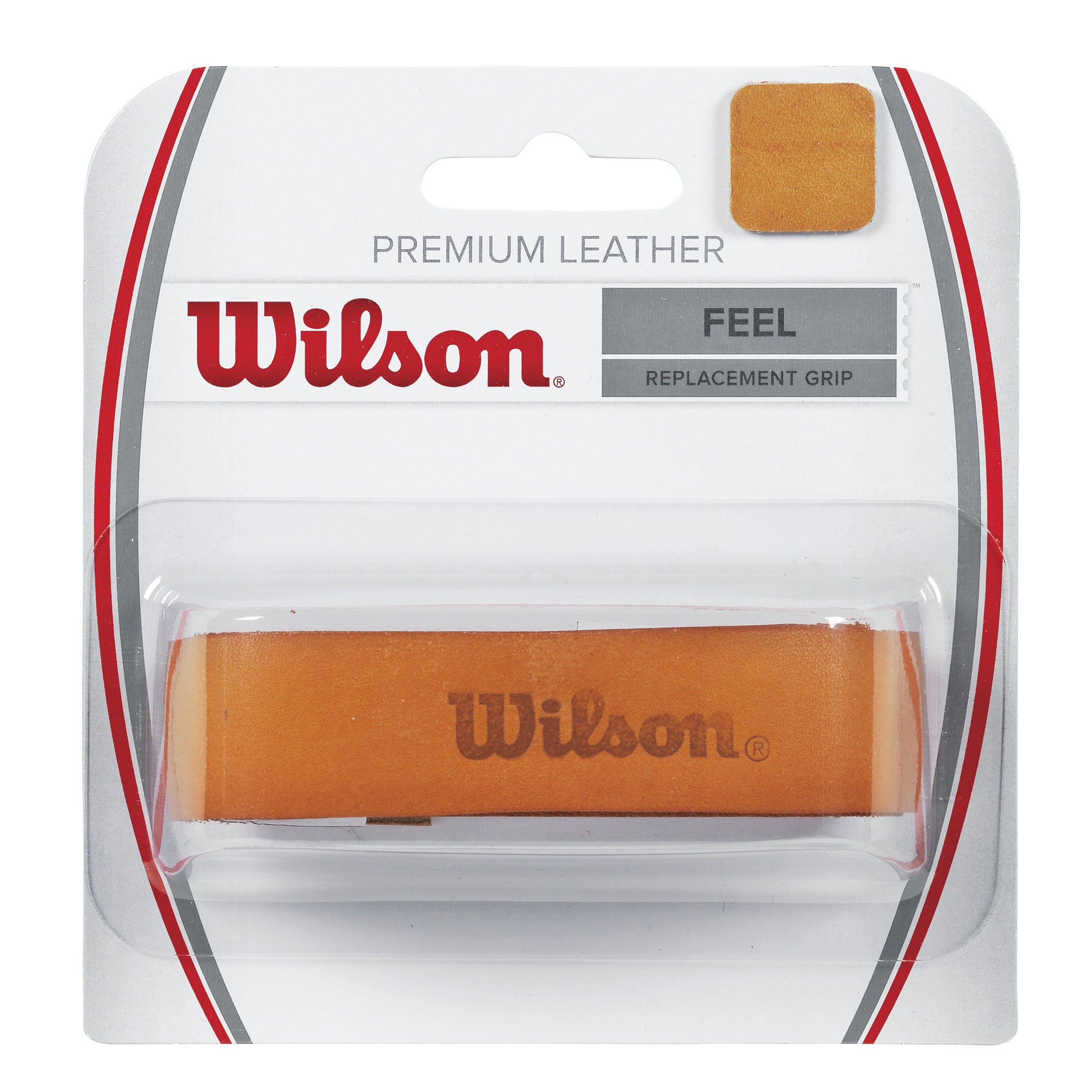 Wilson Premium Leather Replacement Grip 1er Pack - Braun