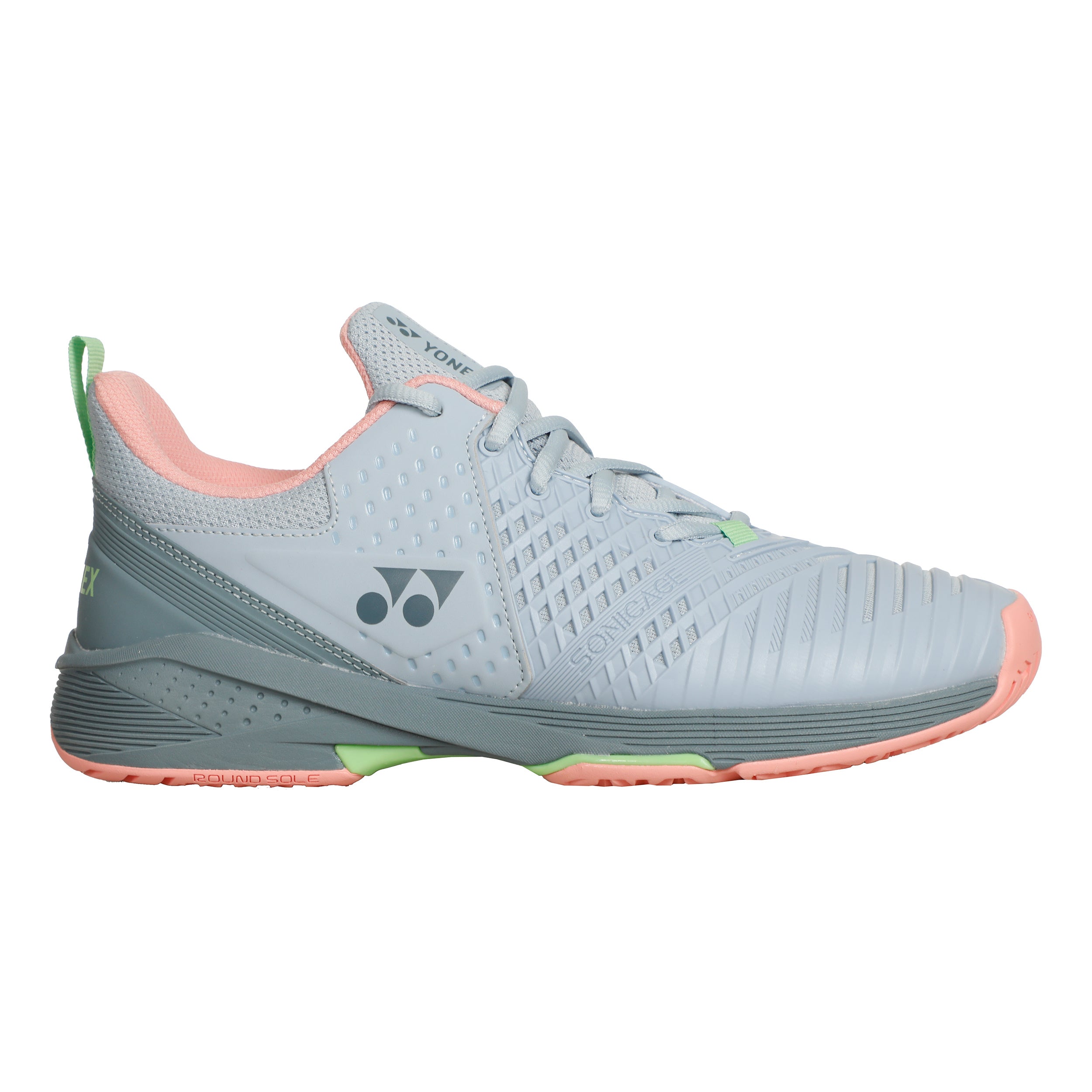 Yonex Sonicage 3 Padelschuh Damen - Hellblau, Apricot