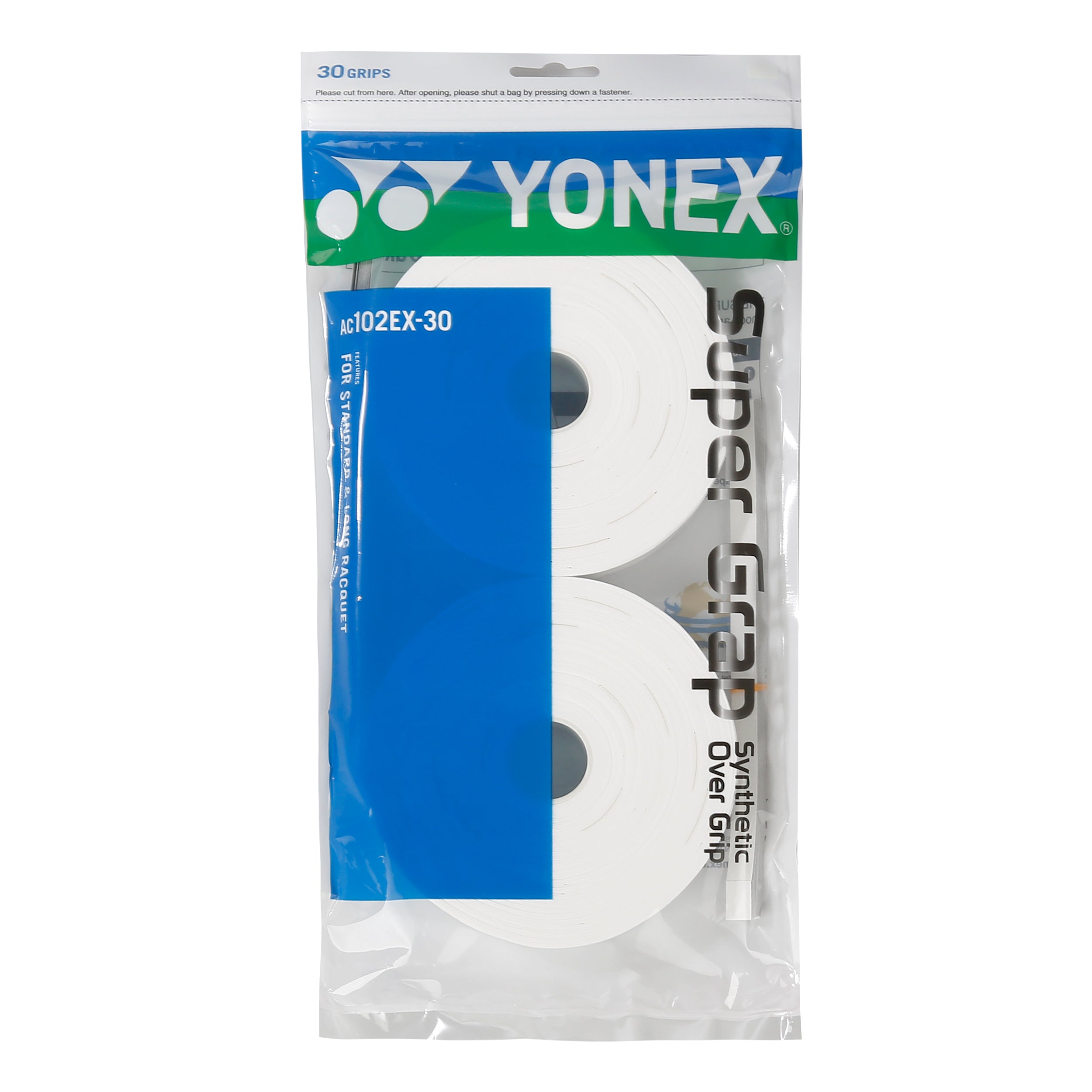 Yonex Super Grap 30er Pack - Weiß