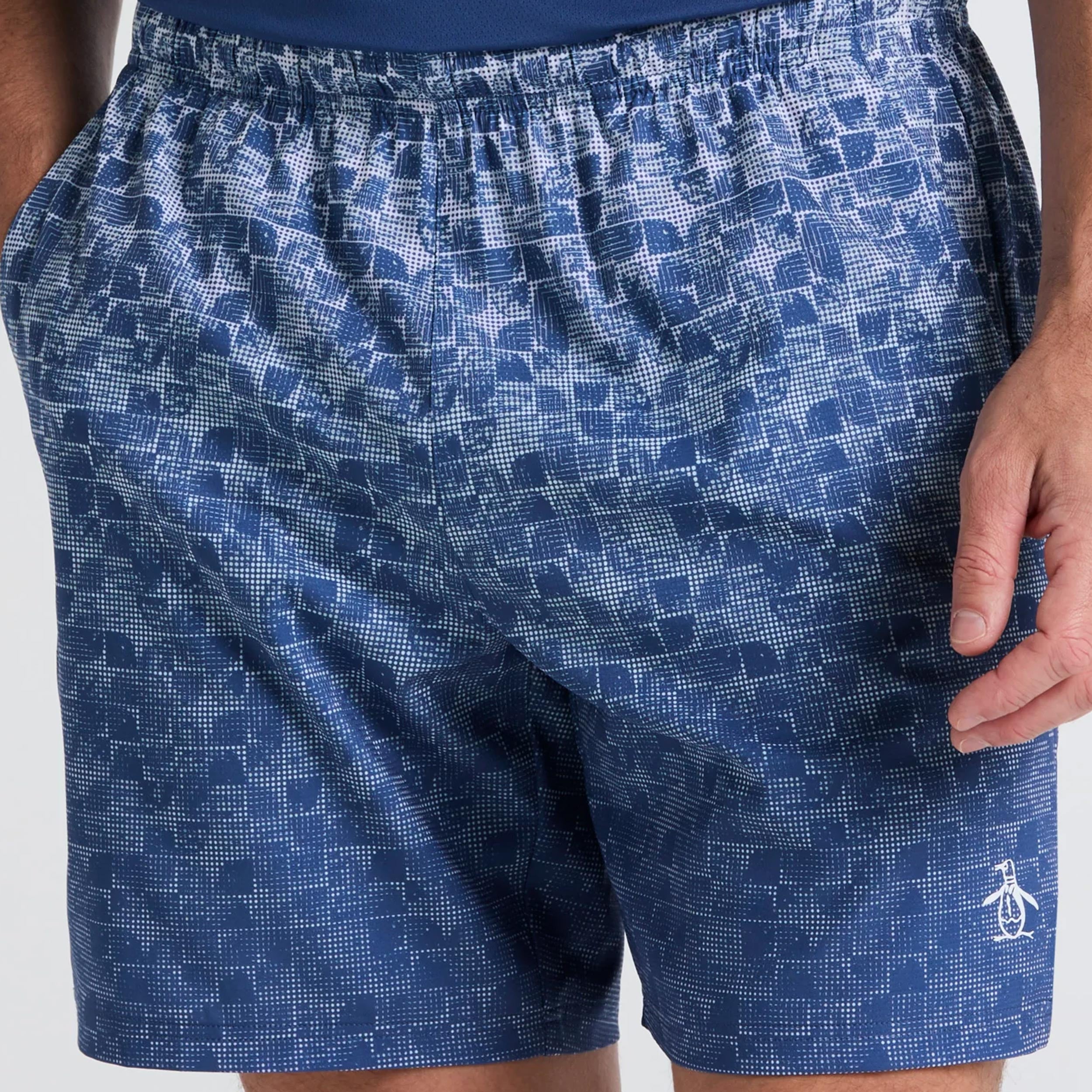 Original Penguin Performance Printed Shorts Herren - Dunkelblau