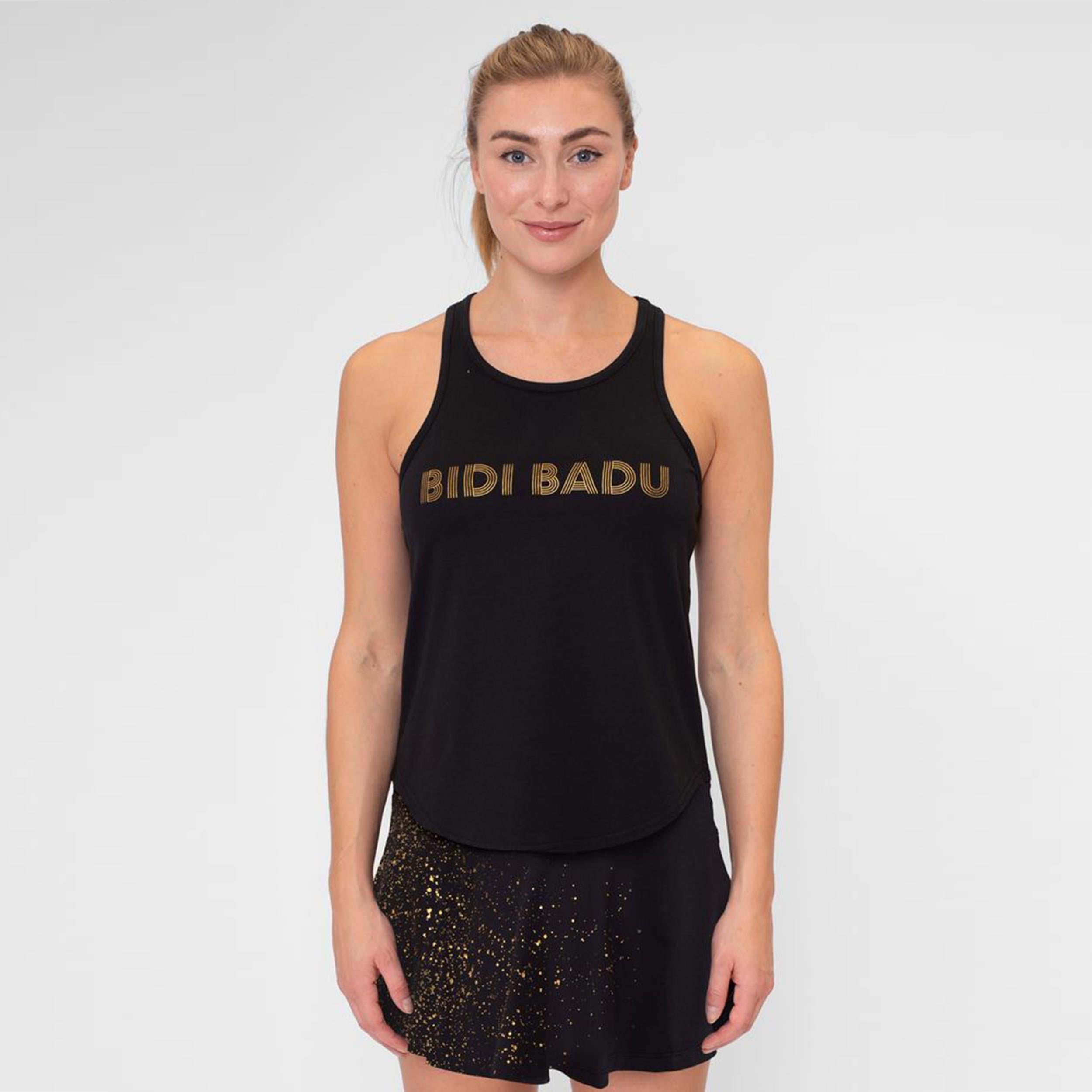 Bidi Badu Paris 2024 Chill Tank - Top Damen Schwarz, Gold