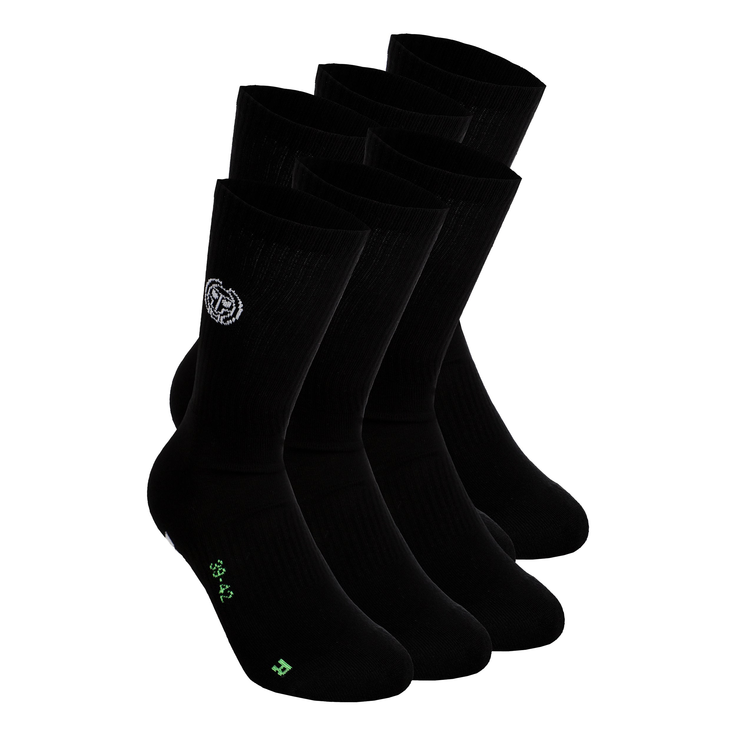 Bidi Badu Matayo Crew Tech Tennissocken - Schwarz