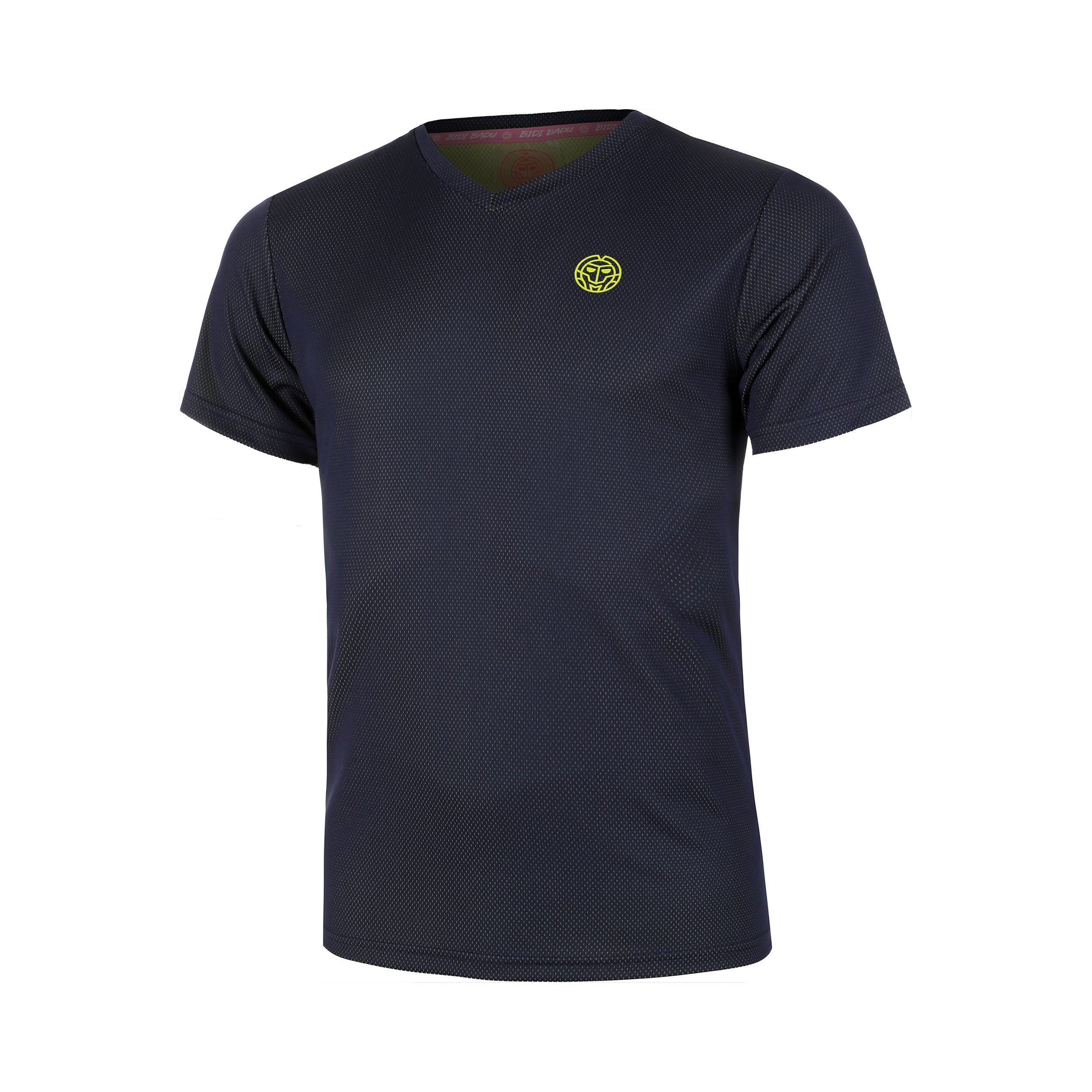 Bidi Badu Crew Inside Out V - Neck T Shirt Jungen Dunkelblau, Limette